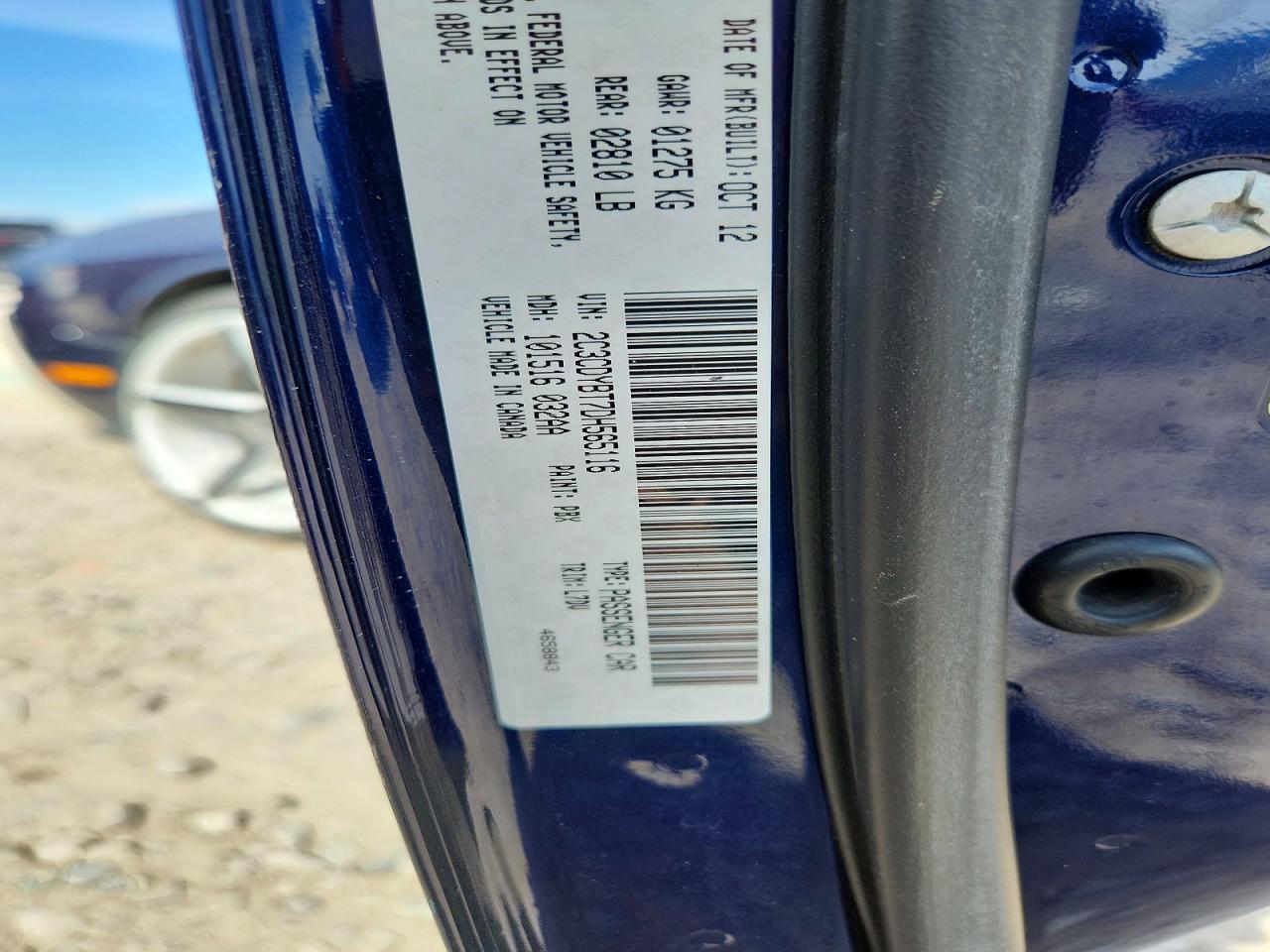 2013 Dodge Challenger R Blue vin: 2C3CDYBT7DH565116