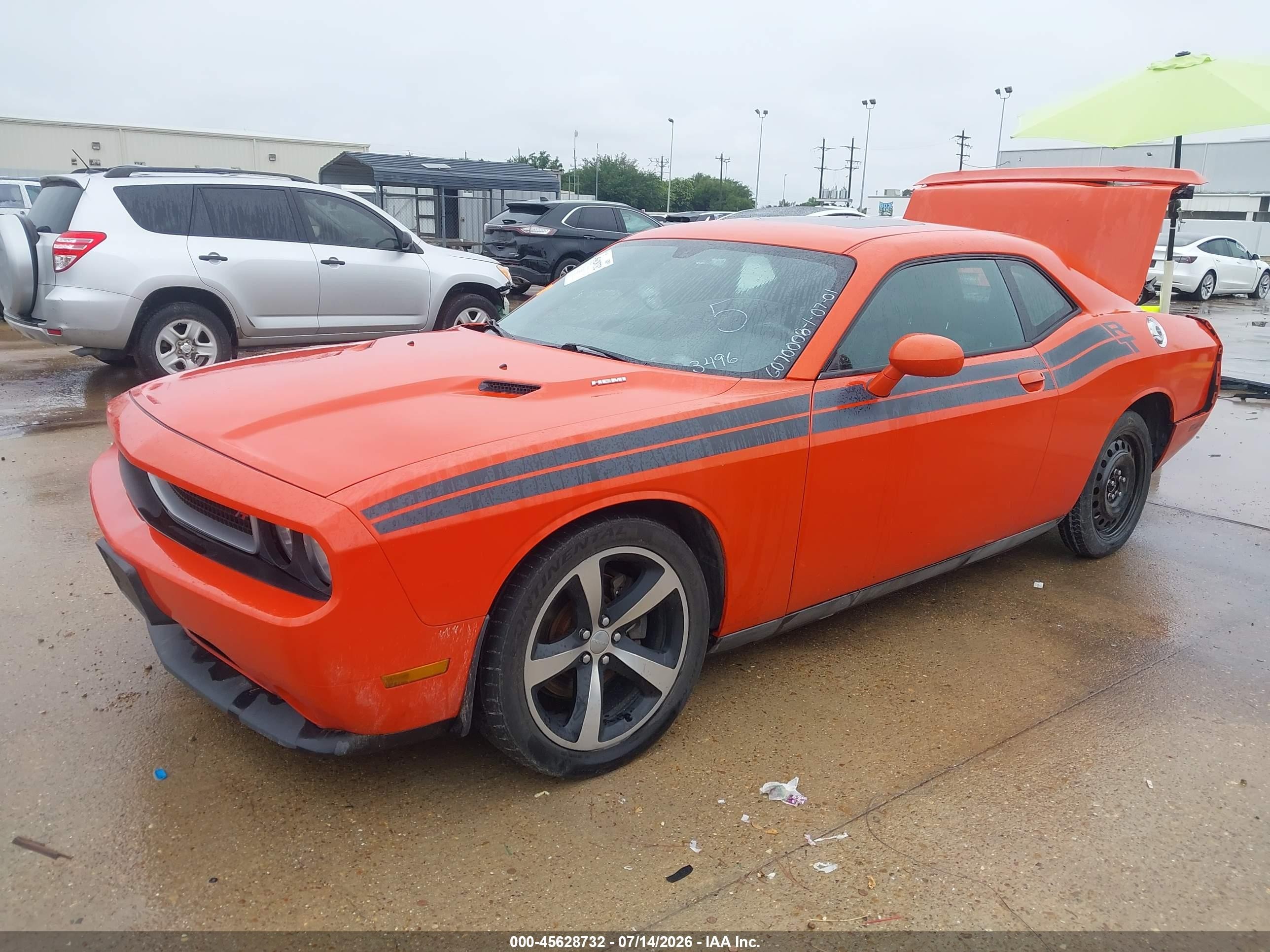 2013 Dodge Challenger R/t Classic Оранжевый vin: 2C3CDYBT7DH733496