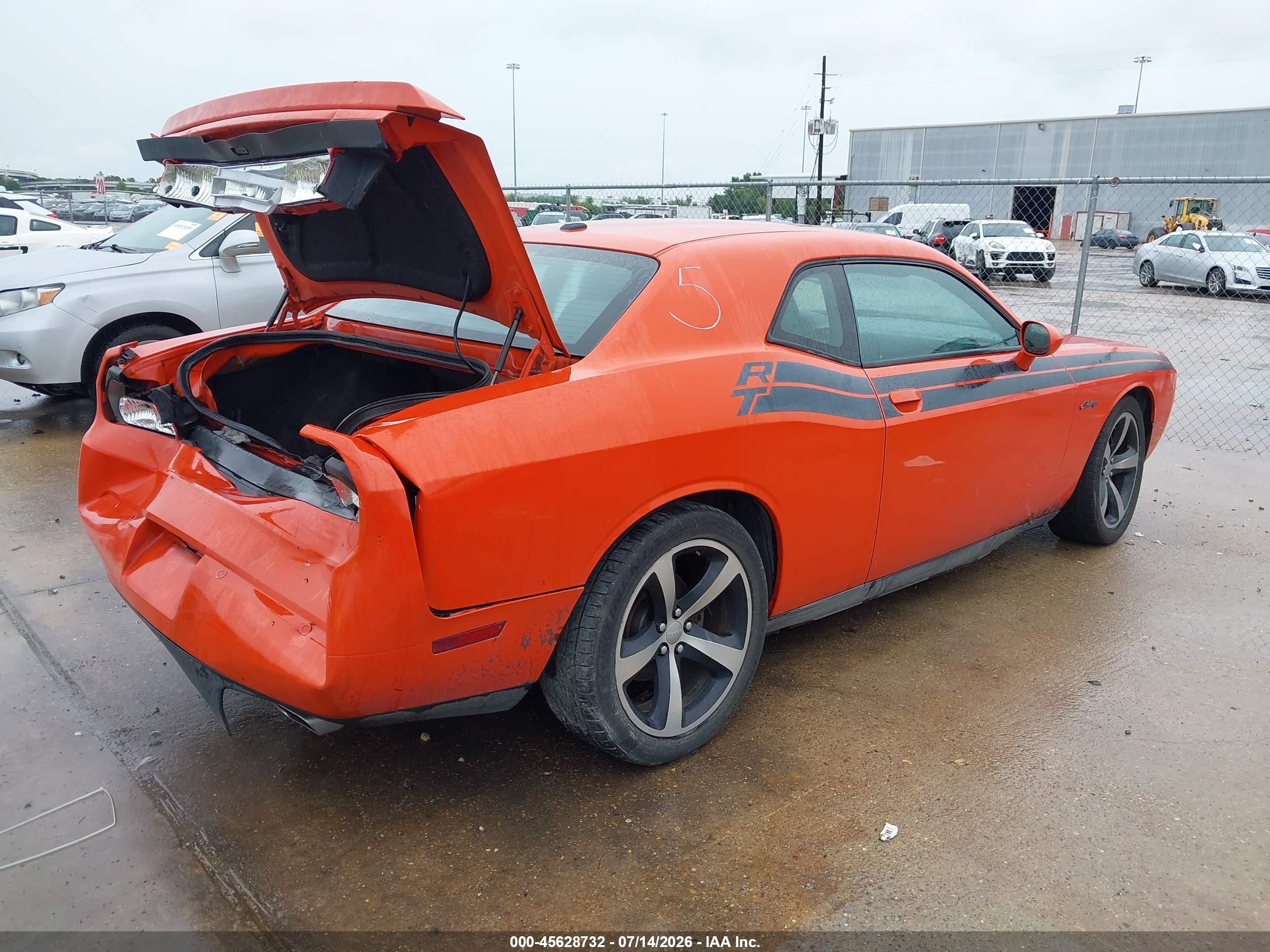2013 Dodge Challenger R/t Classic Оранжевый vin: 2C3CDYBT7DH733496
