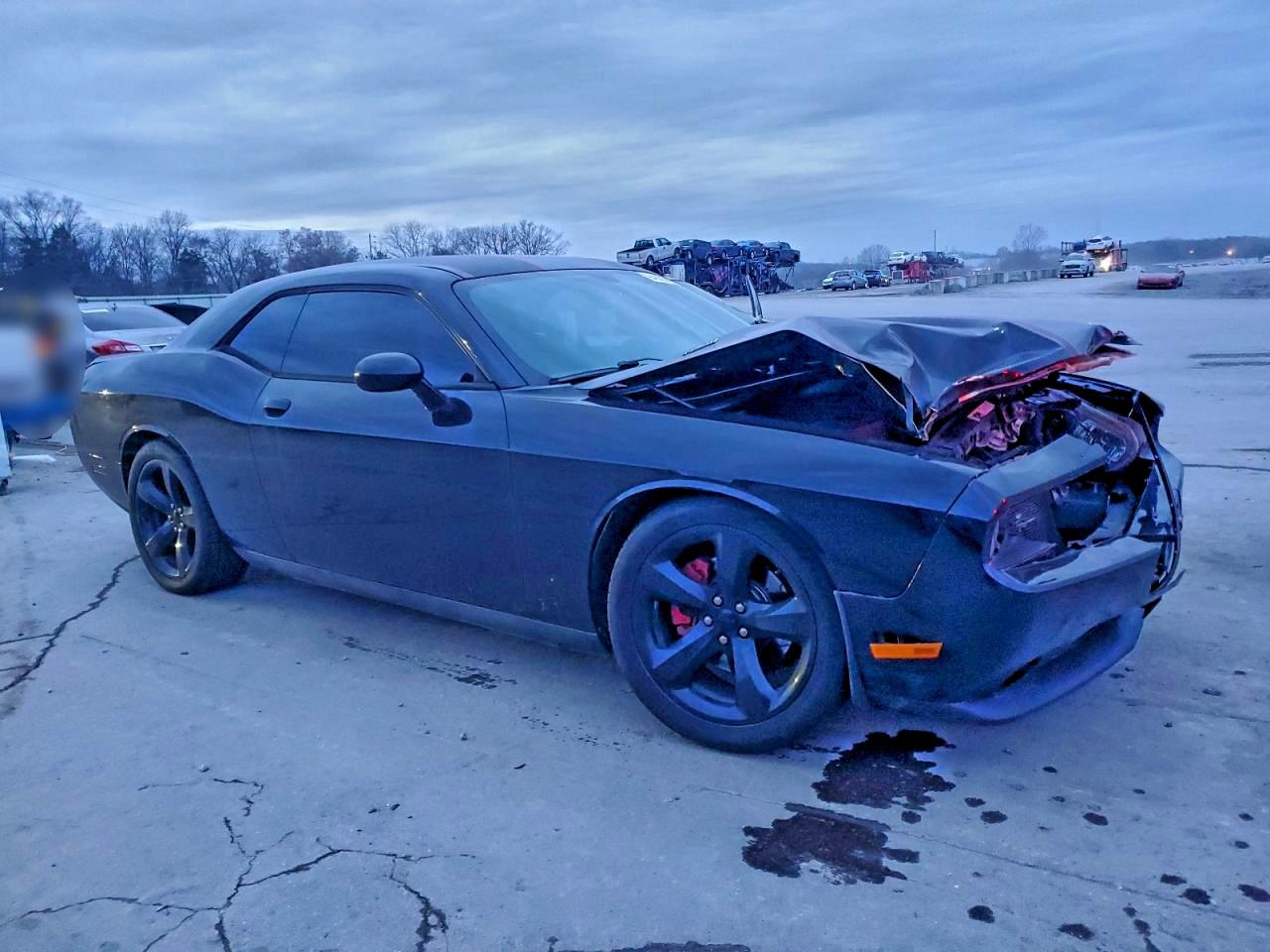 2014 Dodge Challenger R/t Black vin: 2C3CDYBT7EH137547