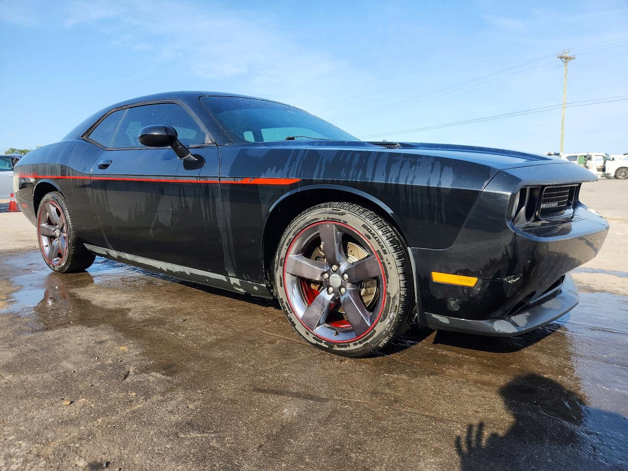 2014 Dodge Challenger R/t Черный vin: 2C3CDYBT7EH205328
