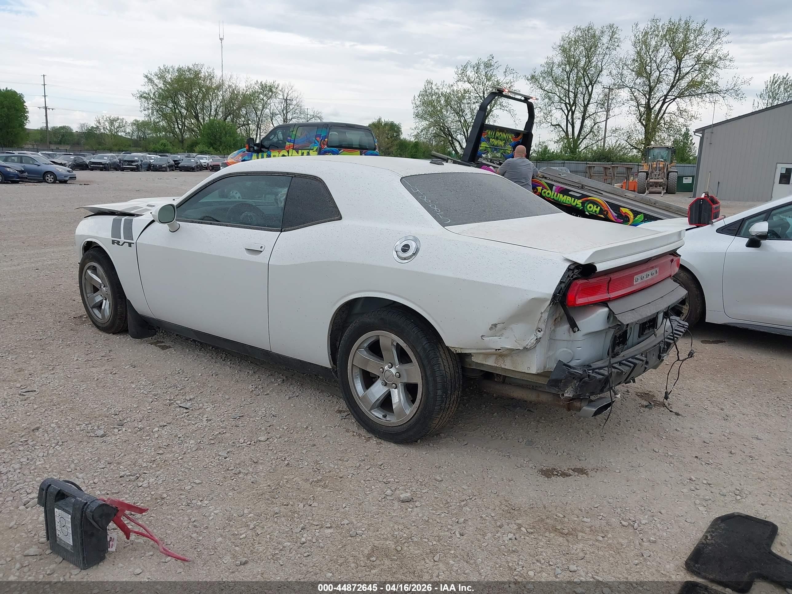 2014 Dodge Challenger R/t Plus White vin: 2C3CDYBT7EH214885