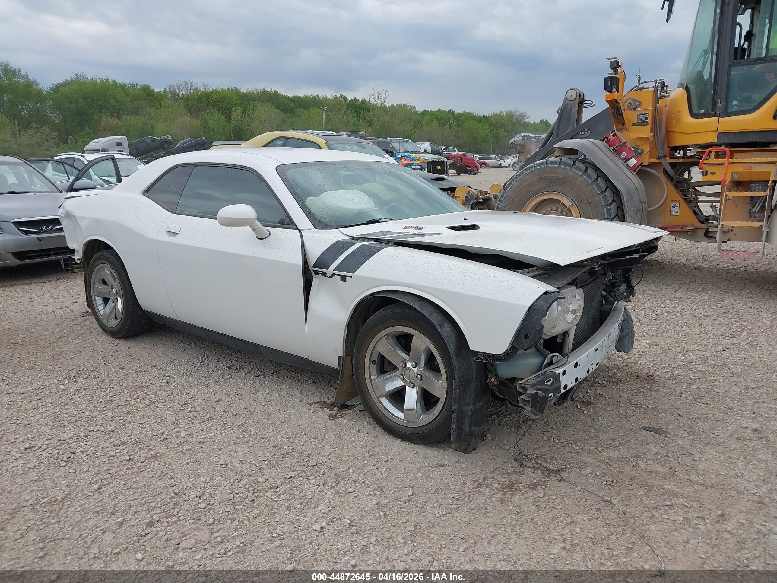 2014 Dodge Challenger R/t Plus White vin: 2C3CDYBT7EH214885