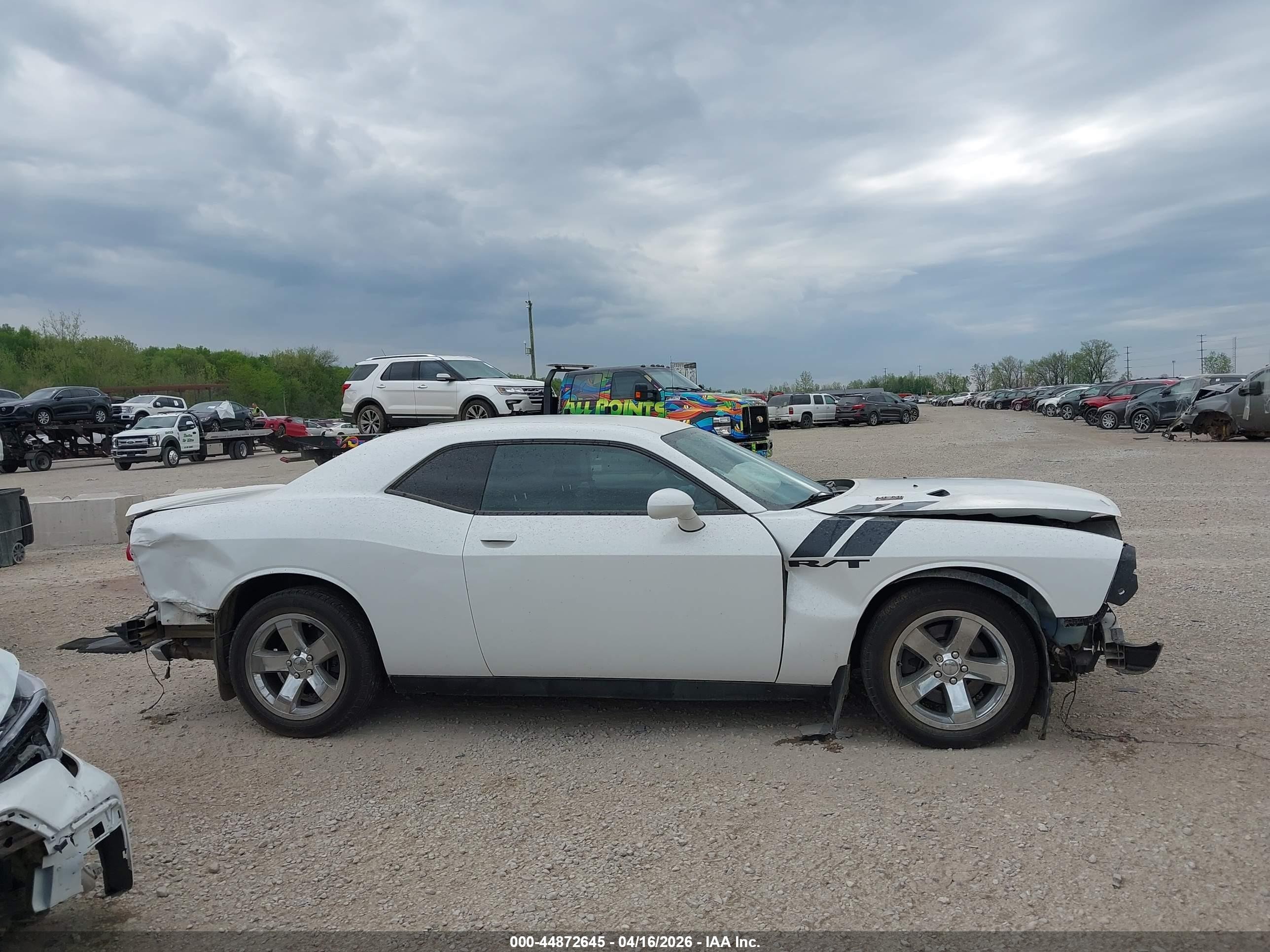 2014 Dodge Challenger R/t Plus White vin: 2C3CDYBT7EH214885