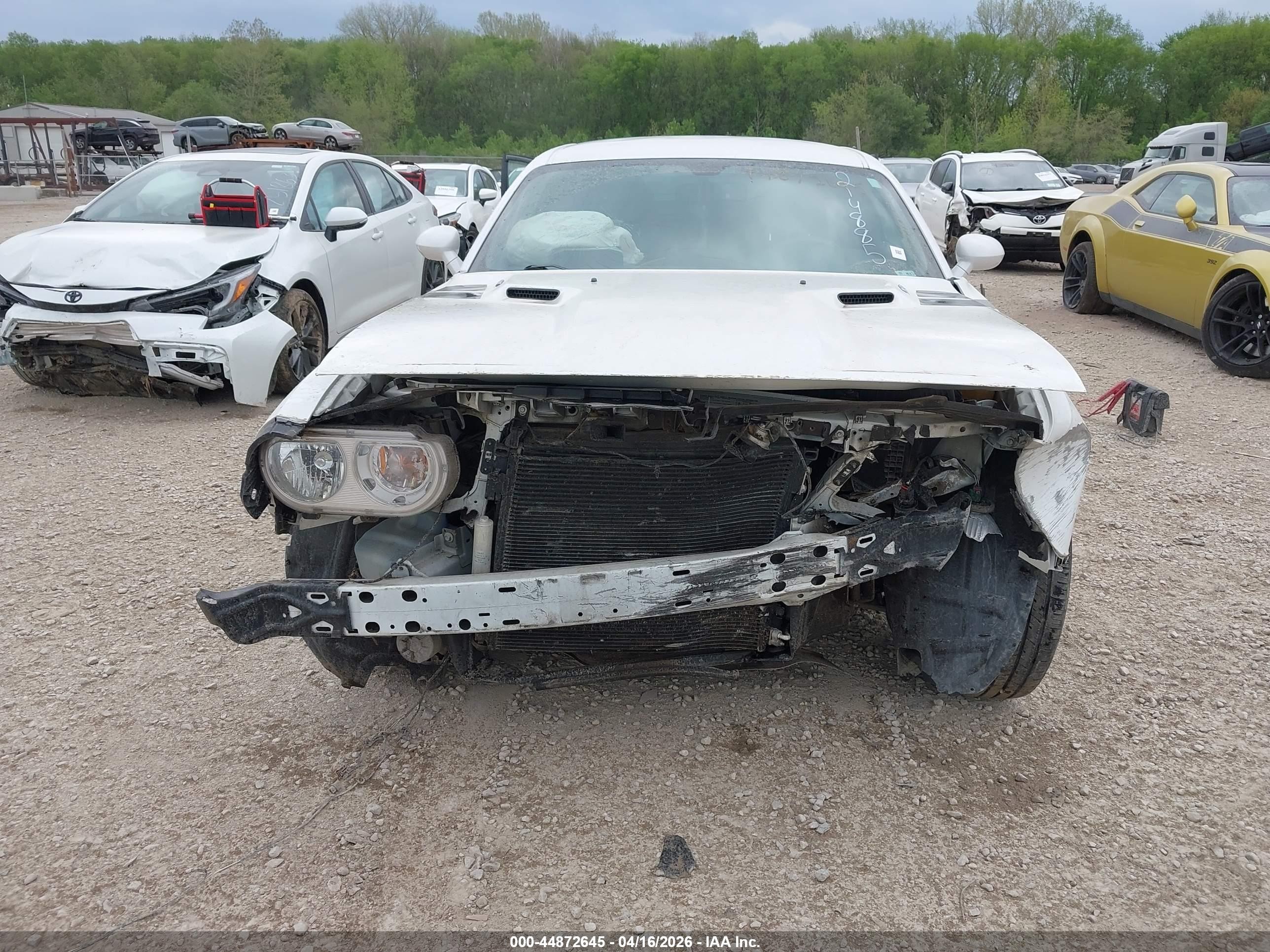 2014 Dodge Challenger R/t Plus White vin: 2C3CDYBT7EH214885