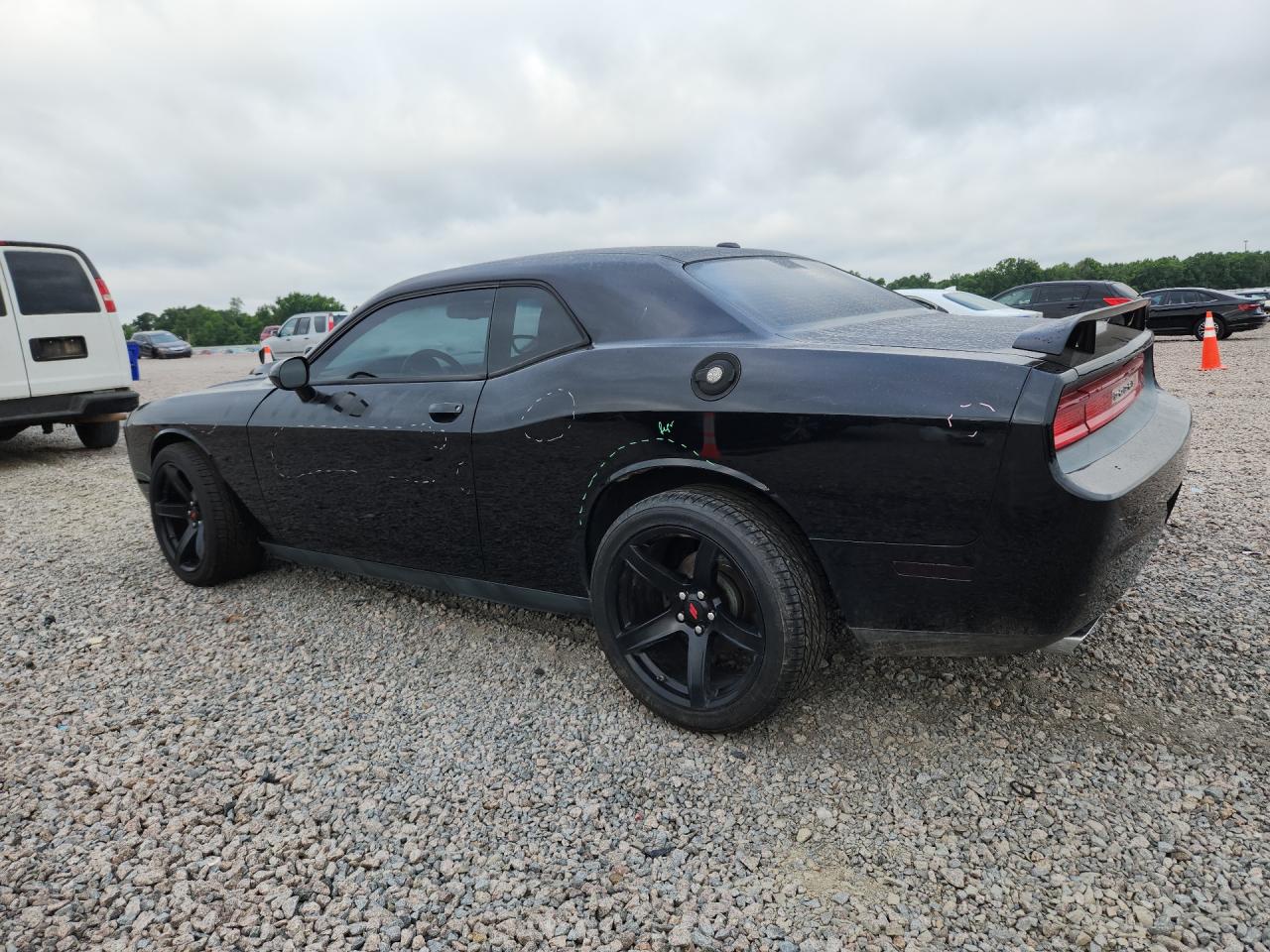 2014 Dodge Challenger R Black vin: 2C3CDYBT7EH285391
