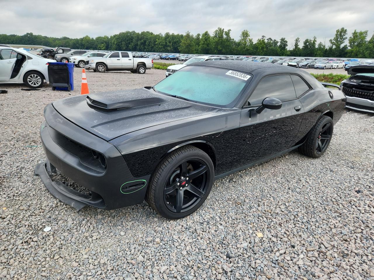 2014 Dodge Challenger R Black vin: 2C3CDYBT7EH285391
