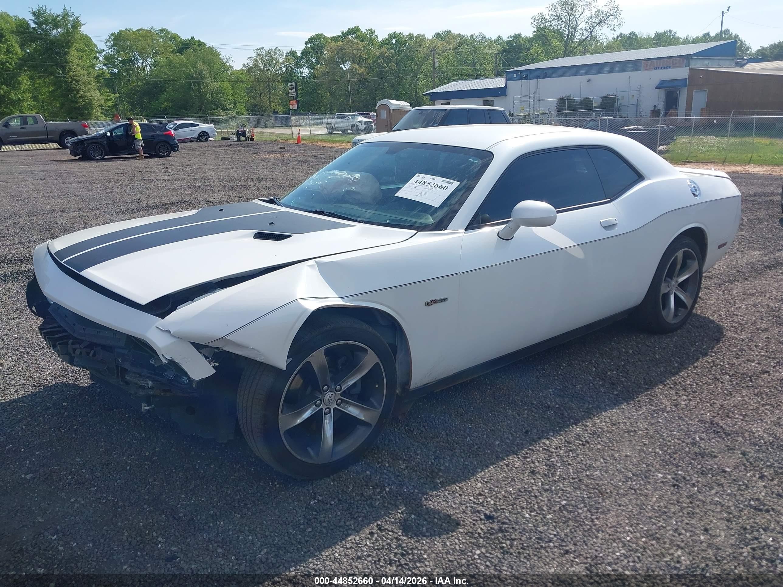 2014 Dodge Challenger R/t 100th Anniversary Appearance Group White vin: 2C3CDYBT7EH293118