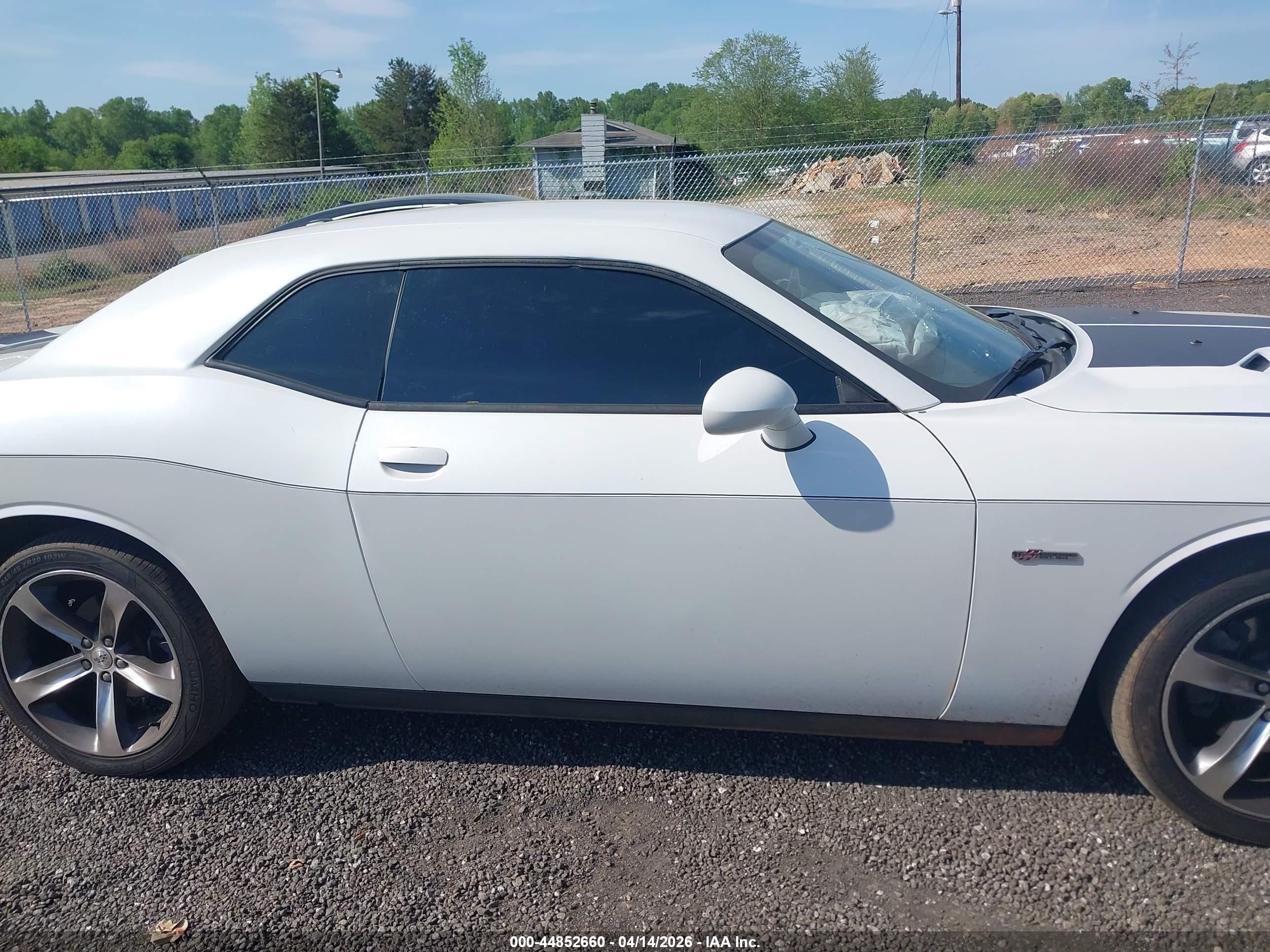 2014 Dodge Challenger R/t 100th Anniversary Appearance Group White vin: 2C3CDYBT7EH293118