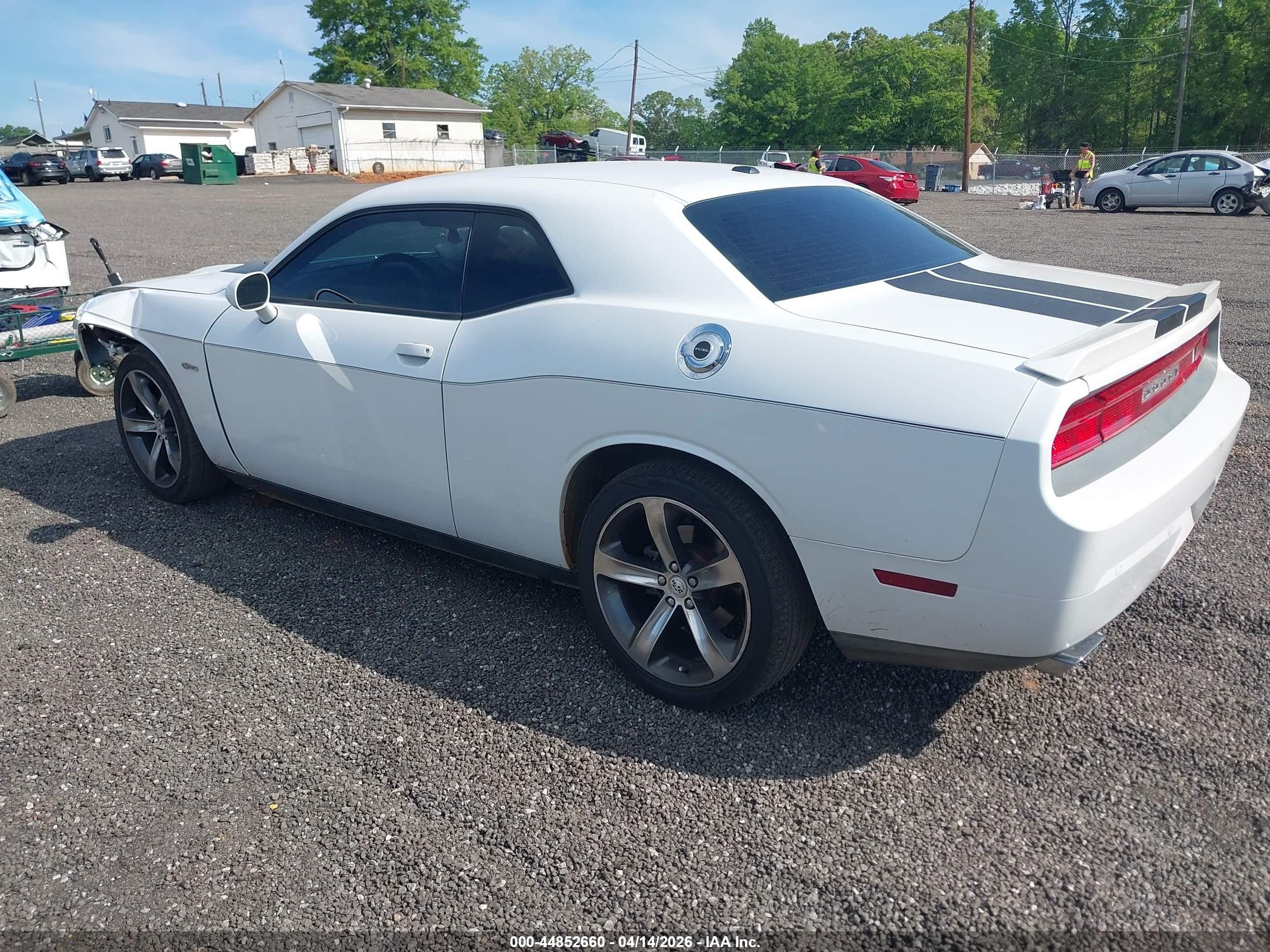 2014 Dodge Challenger R/t 100th Anniversary Appearance Group White vin: 2C3CDYBT7EH293118