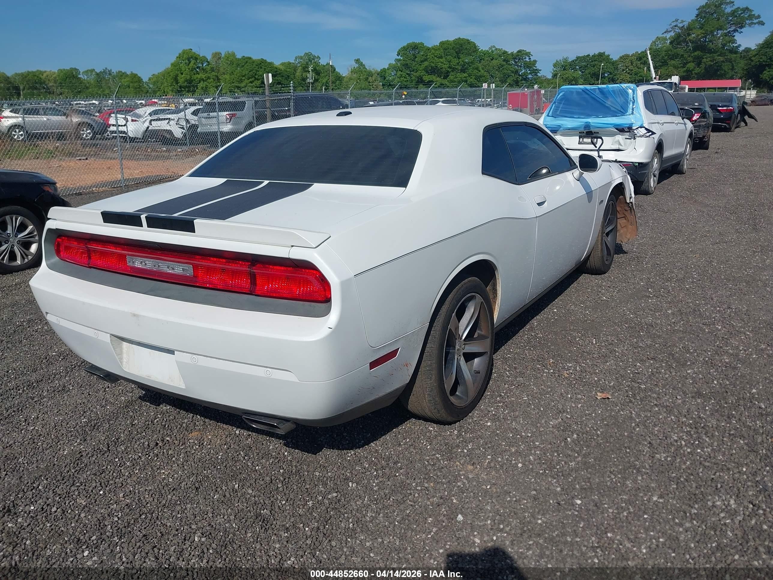 2014 Dodge Challenger R/t 100th Anniversary Appearance Group White vin: 2C3CDYBT7EH293118
