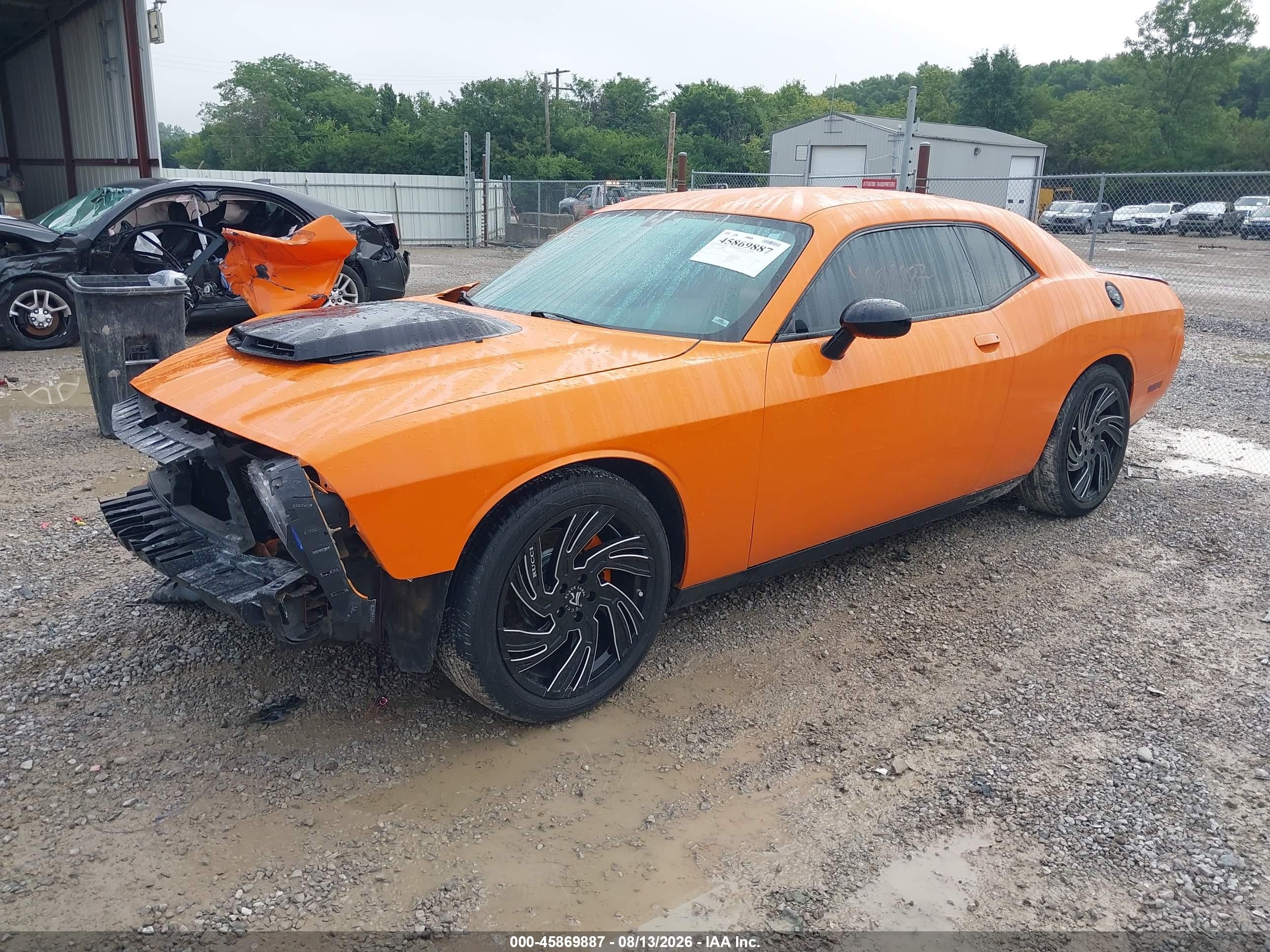 2014 Dodge Challenger R/t Orange vin: 2C3CDYBT7EH311410