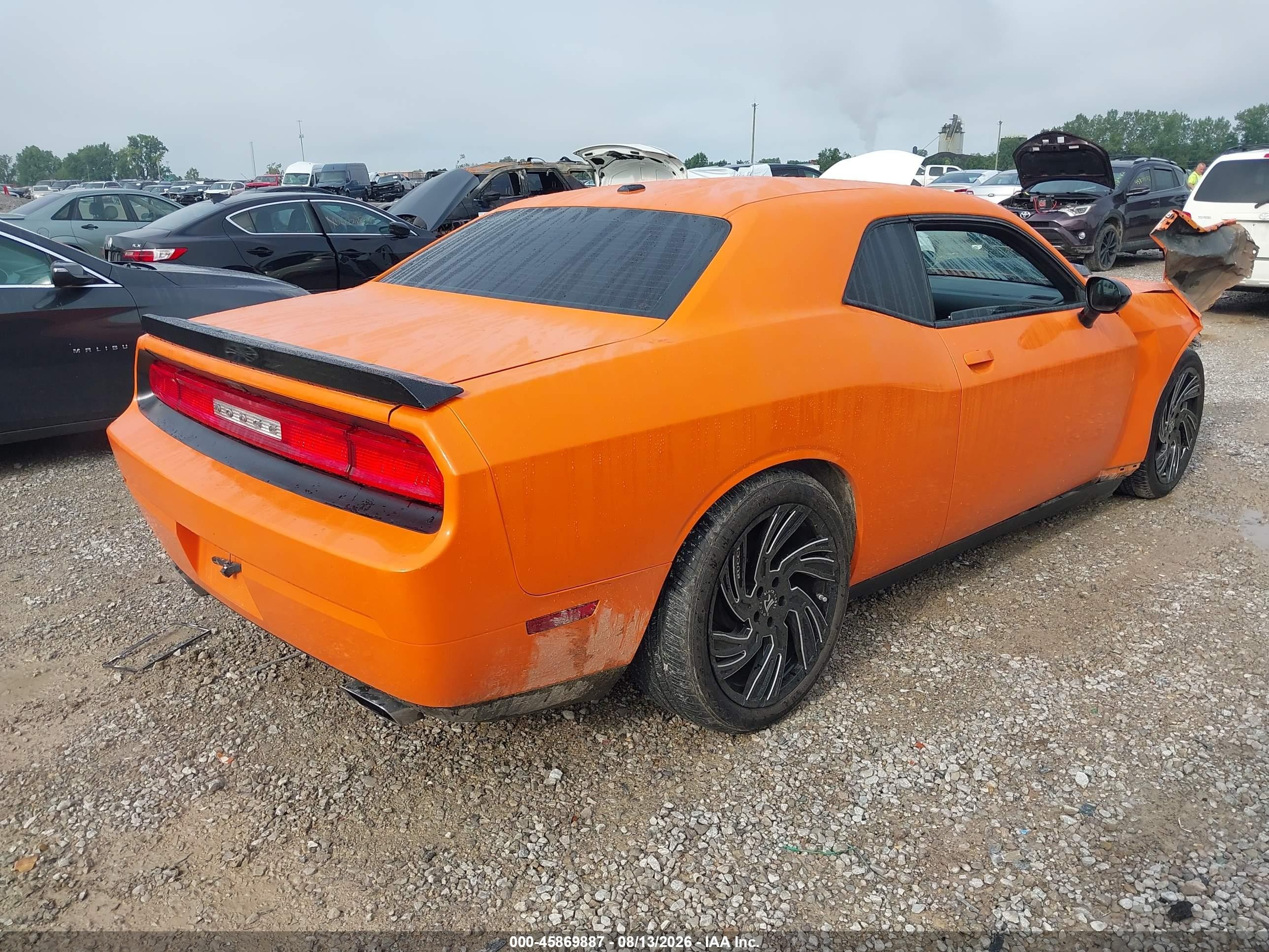 2014 Dodge Challenger R/t Orange vin: 2C3CDYBT7EH311410