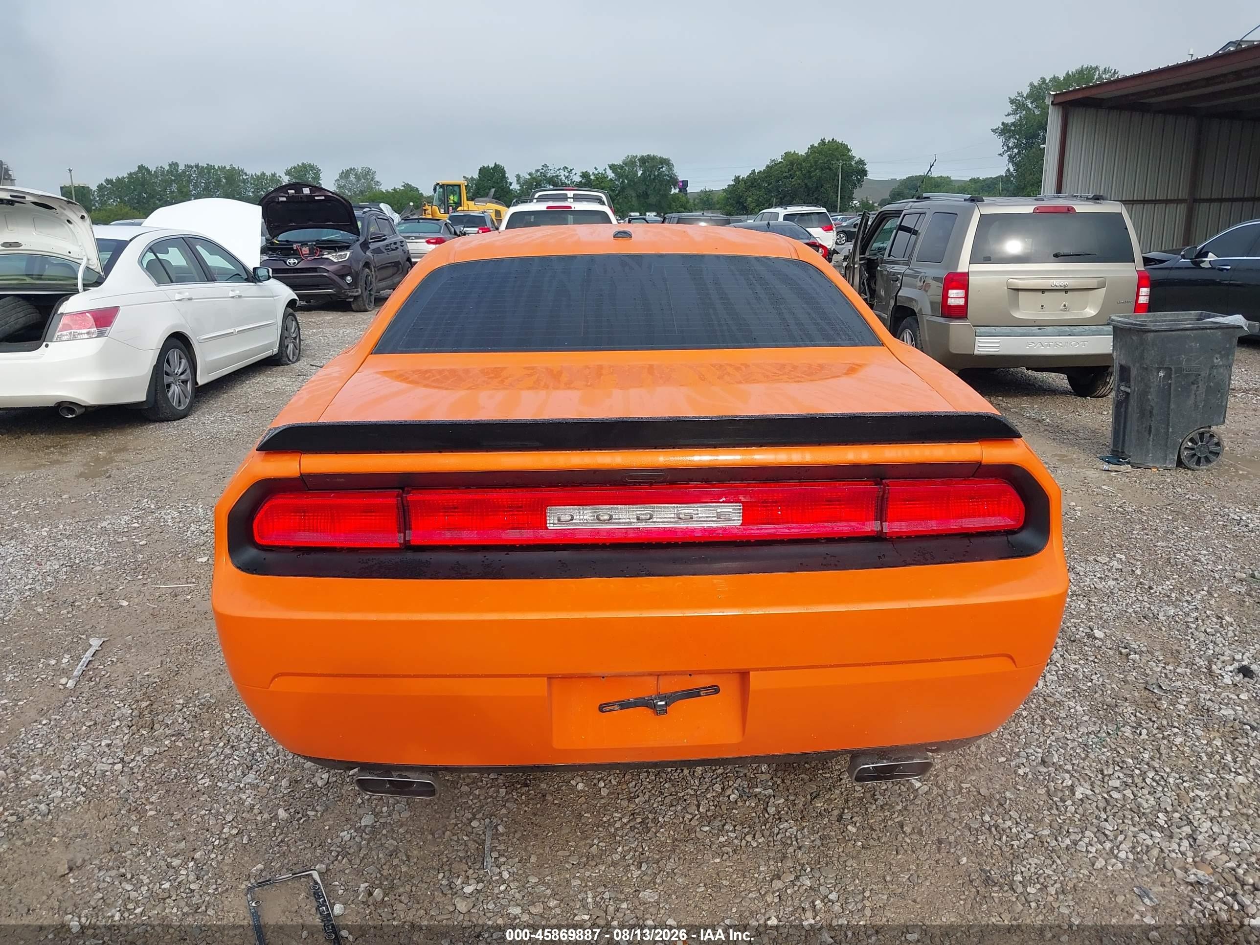 2014 Dodge Challenger R/t Orange vin: 2C3CDYBT7EH311410