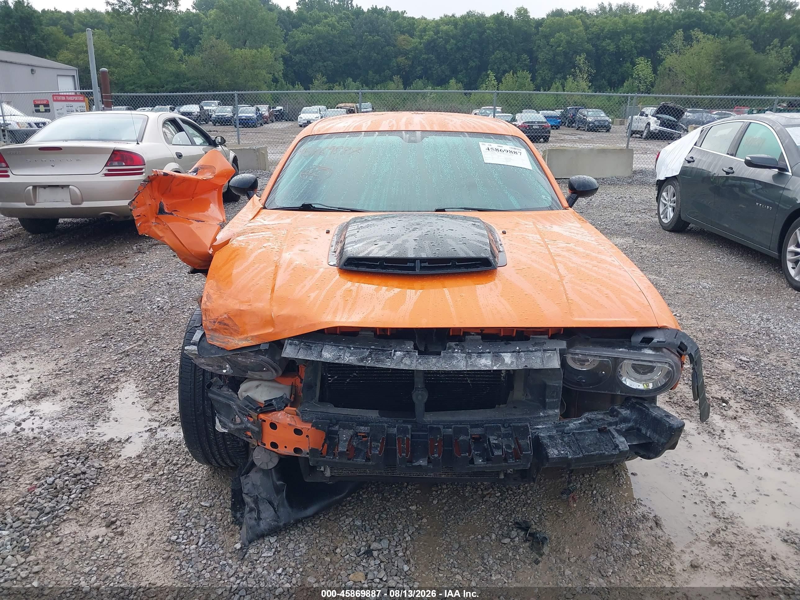 2014 Dodge Challenger R/t Orange vin: 2C3CDYBT7EH311410