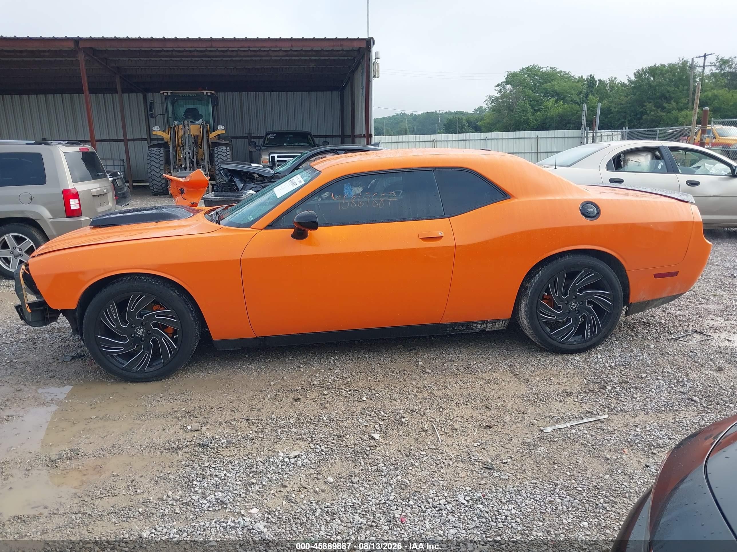 2014 Dodge Challenger R/t Orange vin: 2C3CDYBT7EH311410