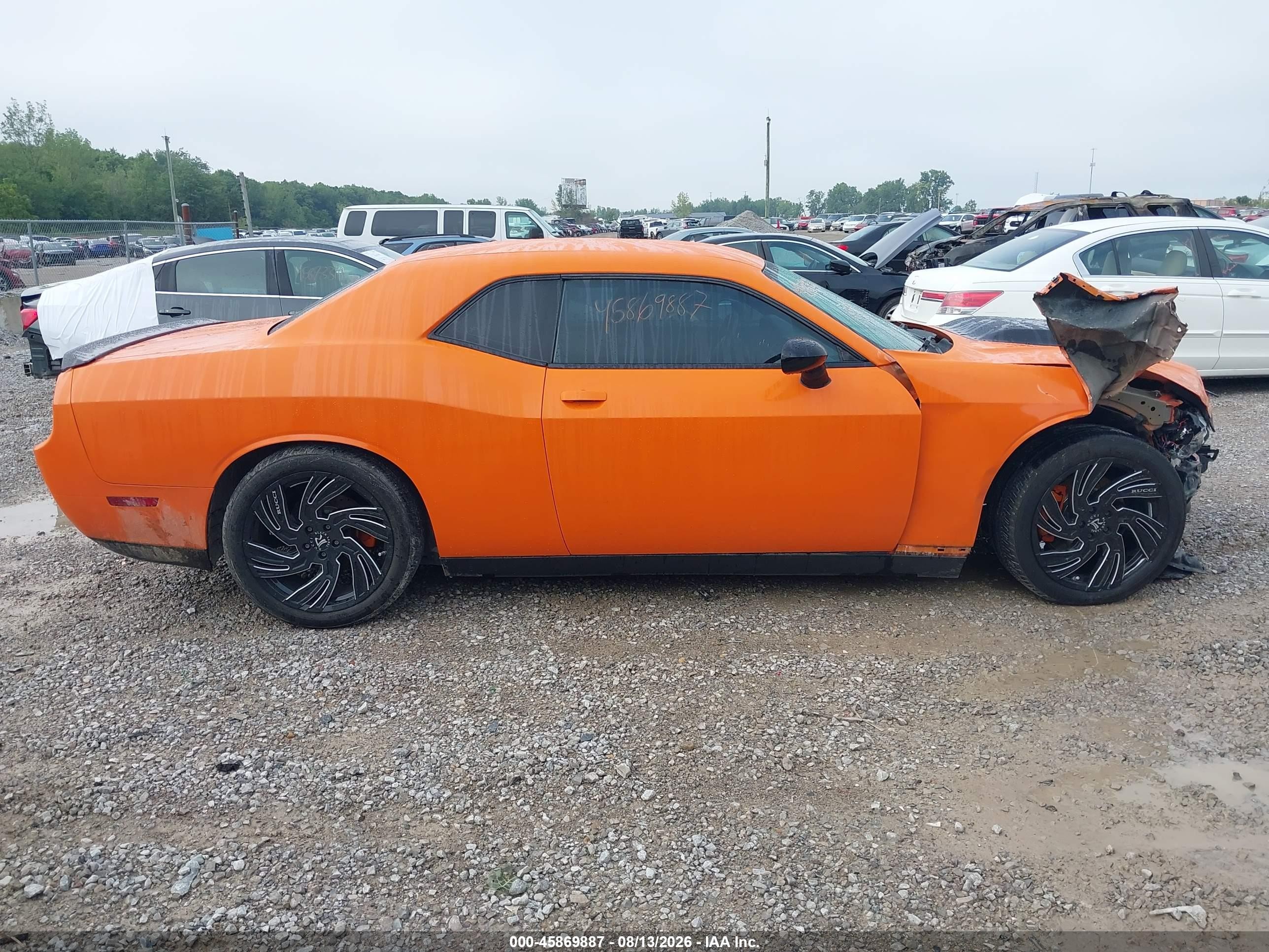 2014 Dodge Challenger R/t Orange vin: 2C3CDYBT7EH311410