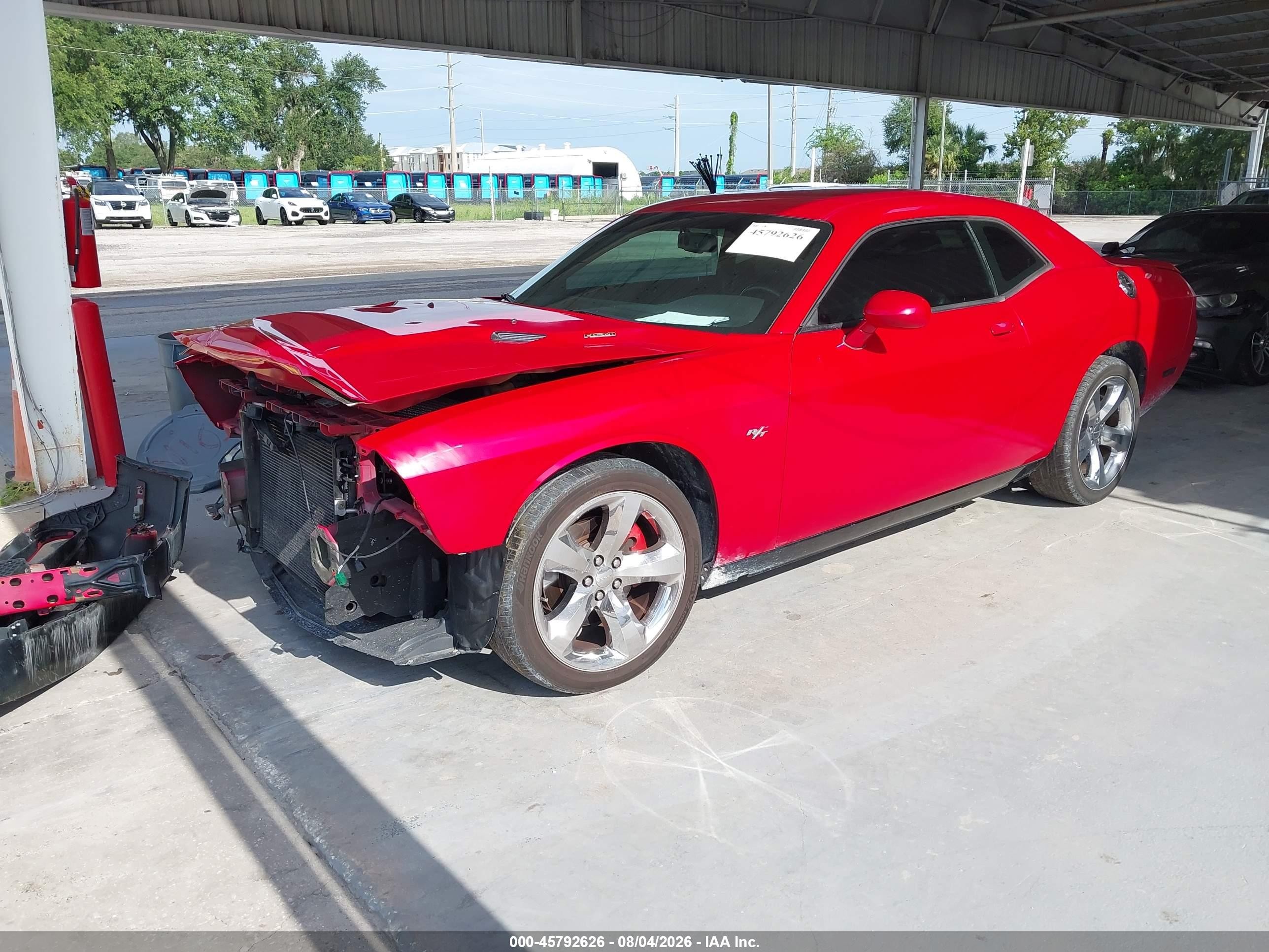 2013 Dodge Challenger R/t Plus Red vin: 2C3CDYBT8DH586007