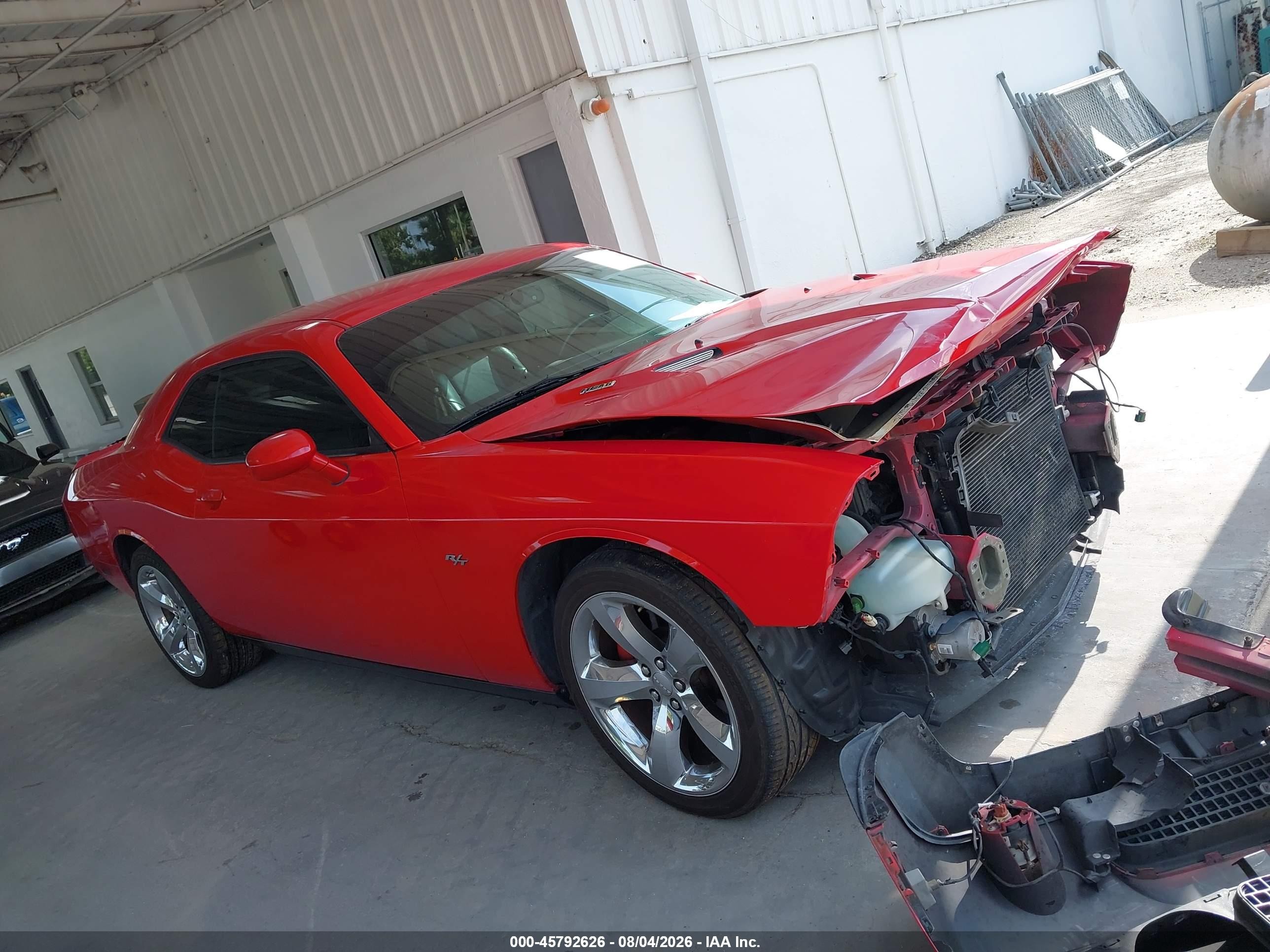 2013 Dodge Challenger R/t Plus Red vin: 2C3CDYBT8DH586007