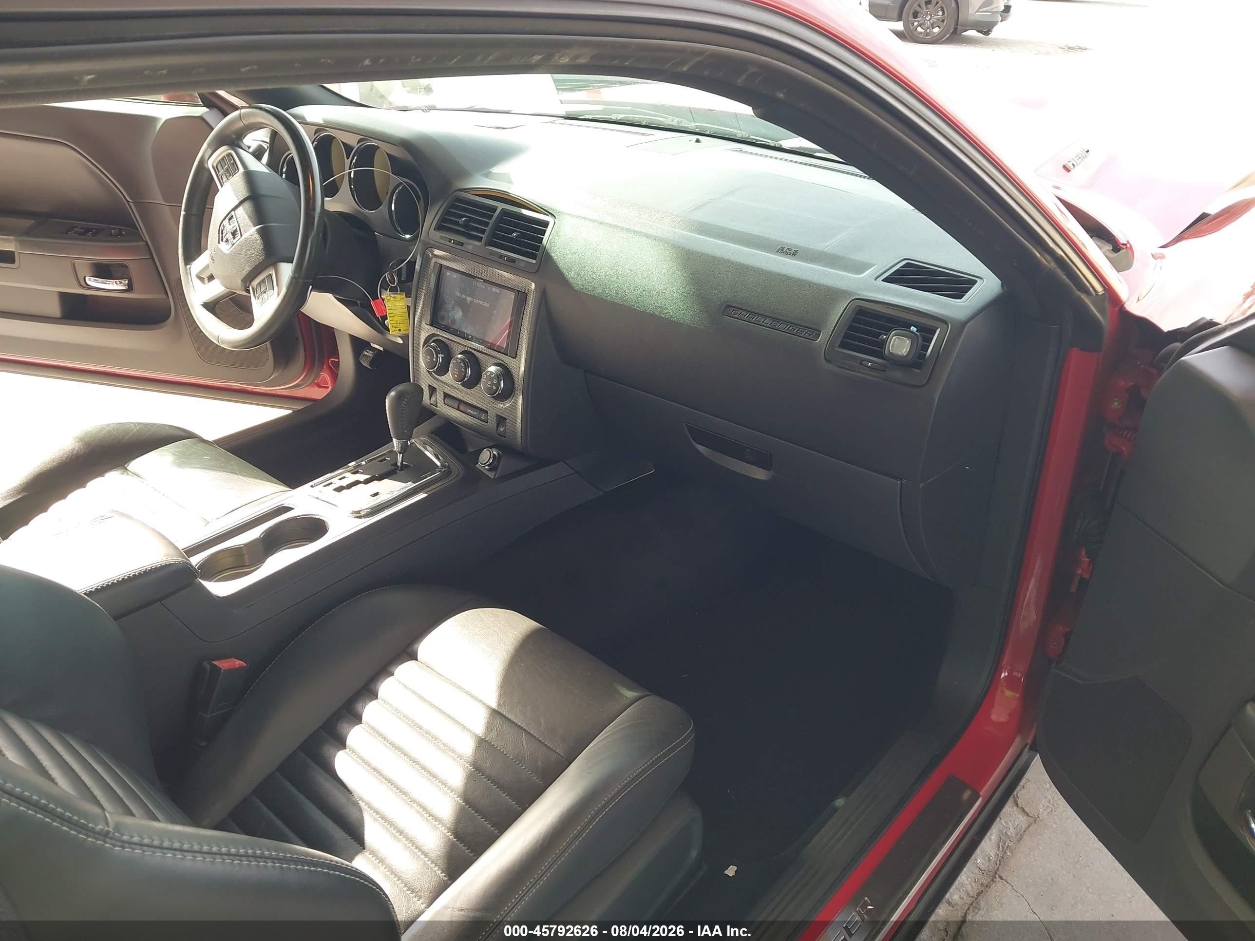 2013 Dodge Challenger R/t Plus Red vin: 2C3CDYBT8DH586007