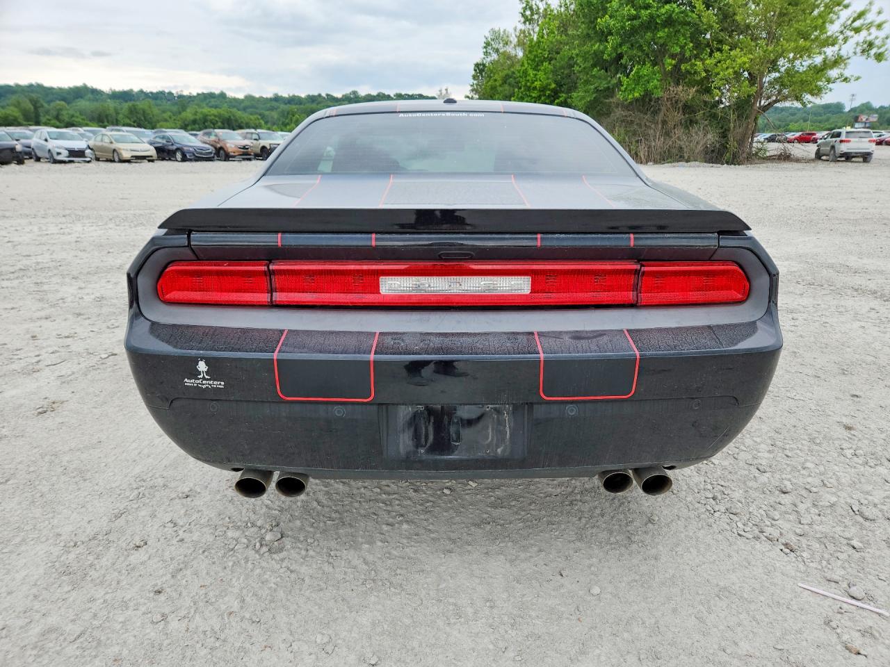 2013 Dodge Challenger R Black vin: 2C3CDYBT8DH676046