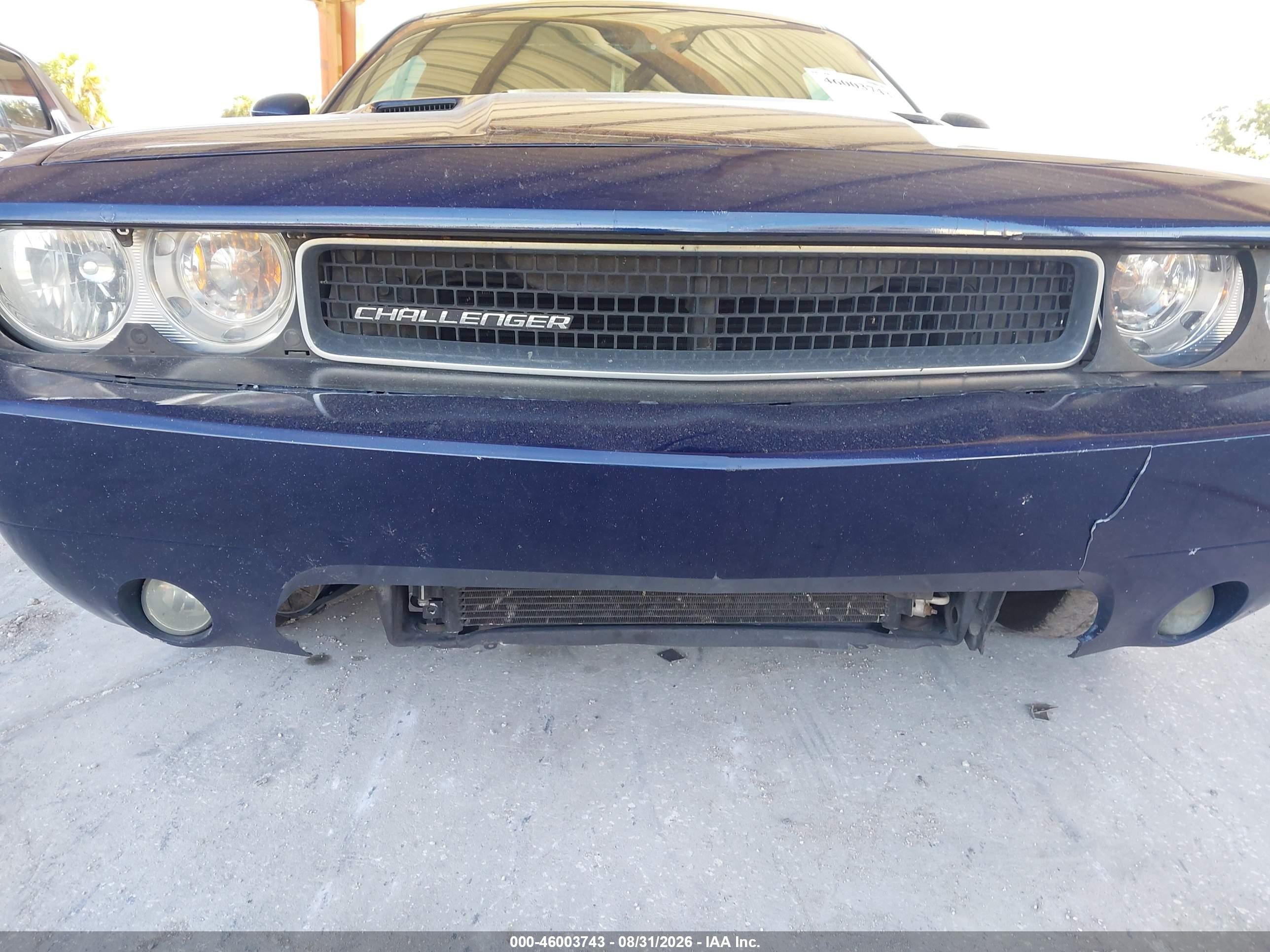 2014 Dodge Challenger R/t Blue vin: 2C3CDYBT8EH132776