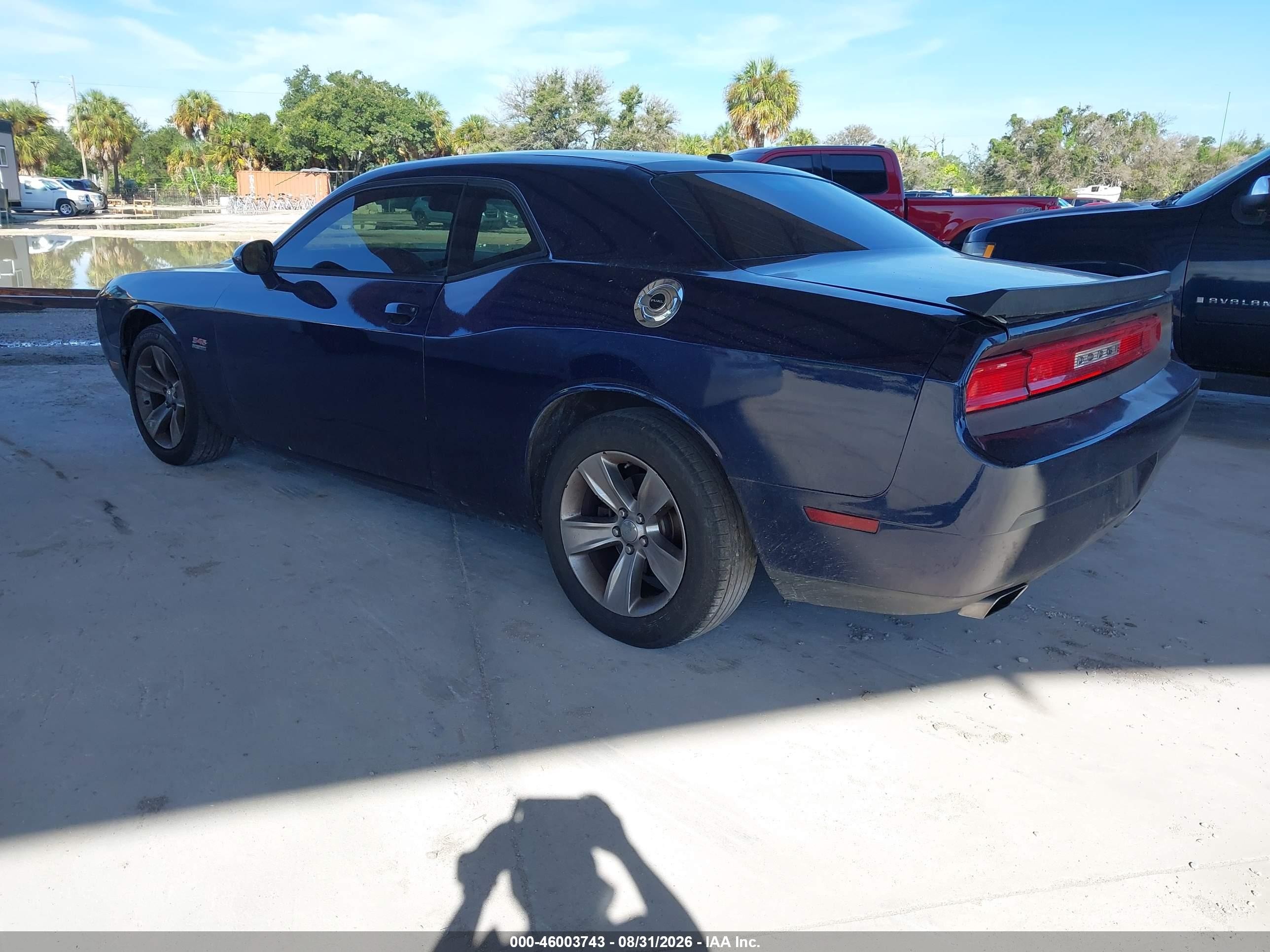 2014 Dodge Challenger R/t Blue vin: 2C3CDYBT8EH132776