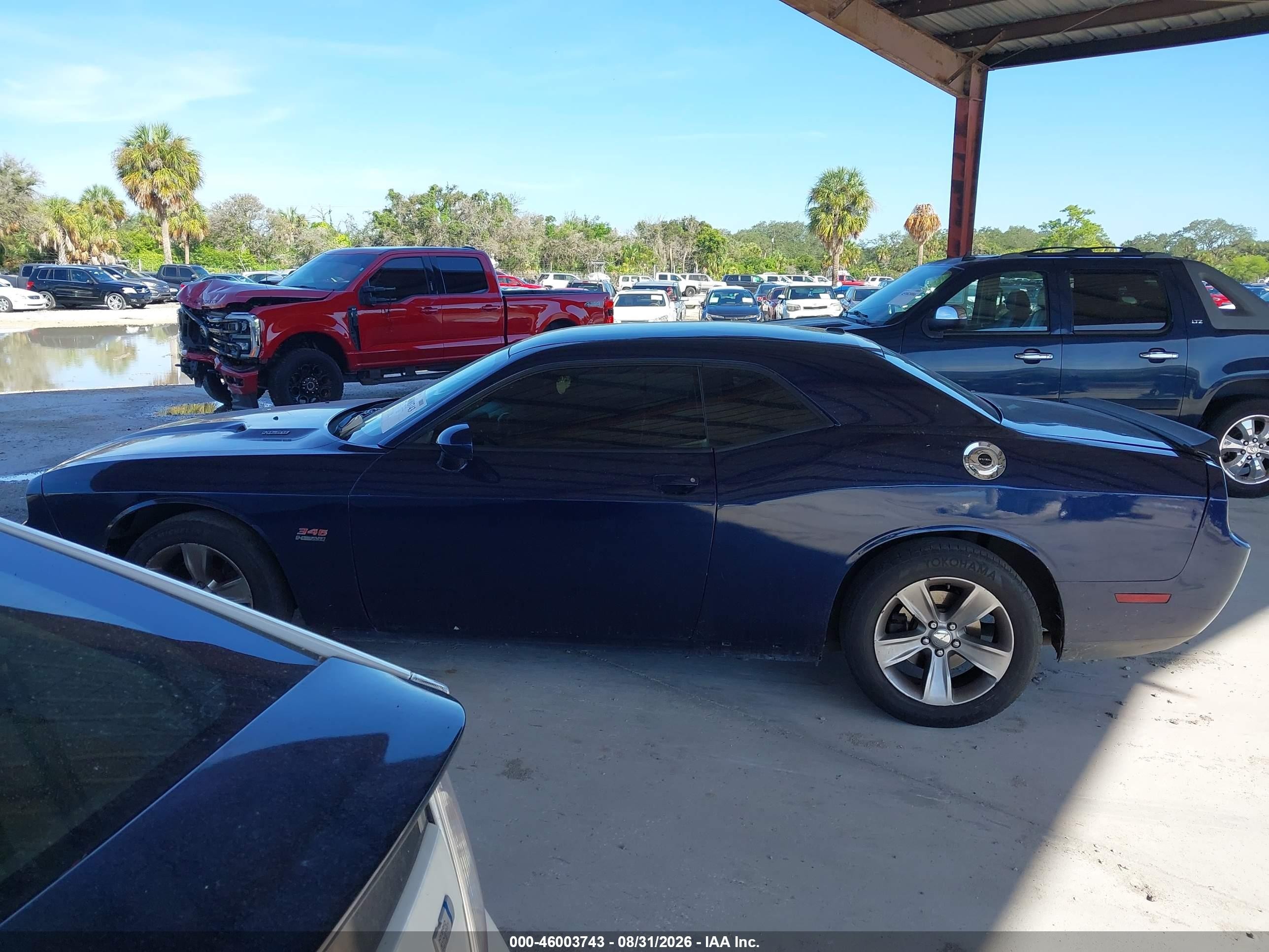 2014 Dodge Challenger R/t Blue vin: 2C3CDYBT8EH132776