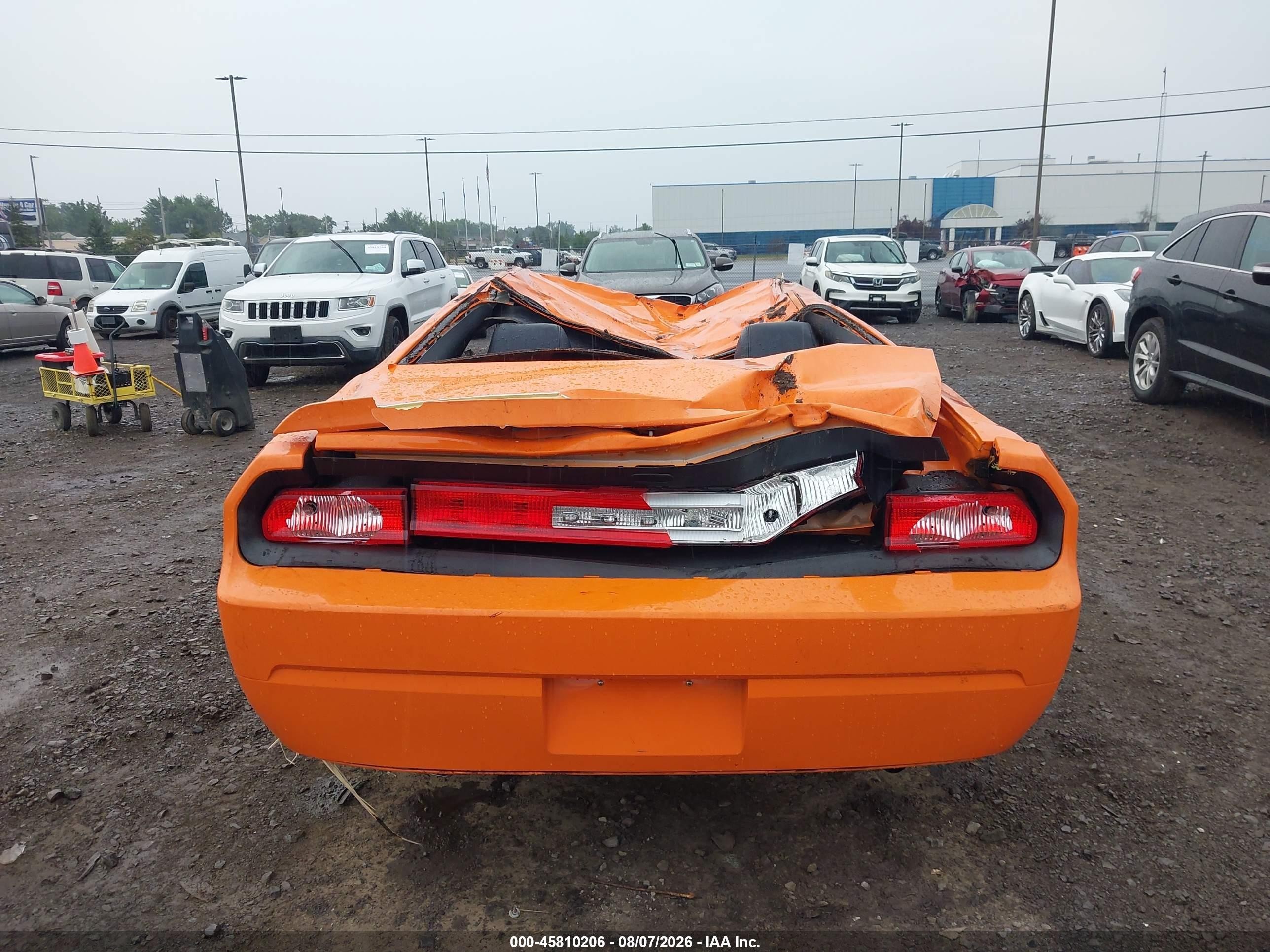 2014 Dodge Challenger R/t Orange vin: 2C3CDYBT8EH185476
