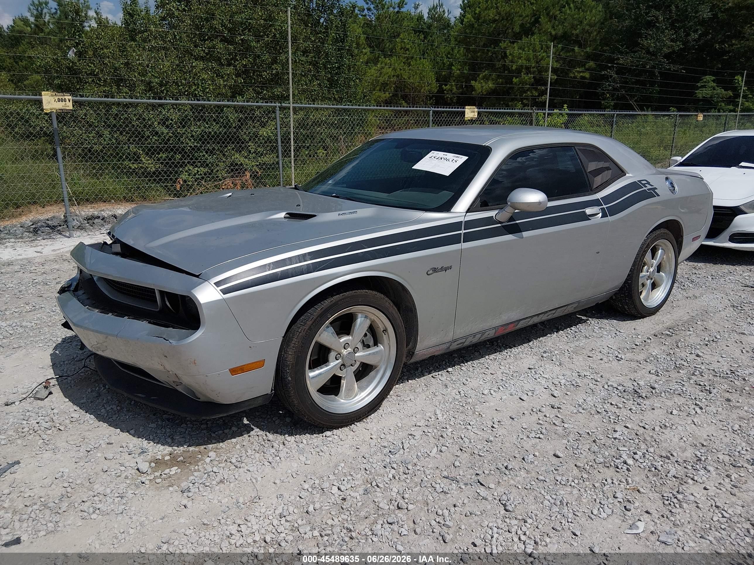 2012 Dodge Challenger R/t Silver vin: 2C3CDYBT9CH150023