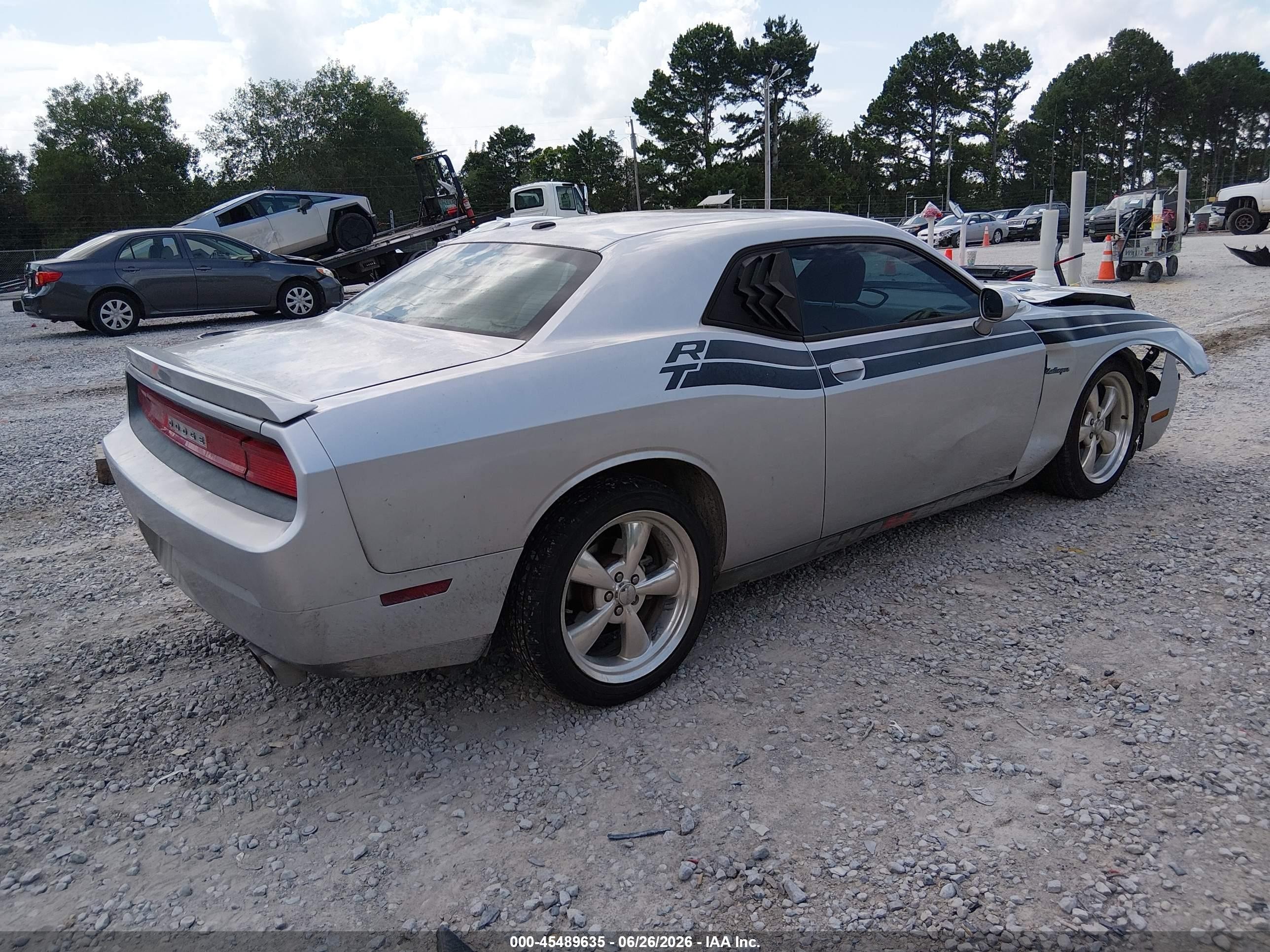 2012 Dodge Challenger R/t Silver vin: 2C3CDYBT9CH150023