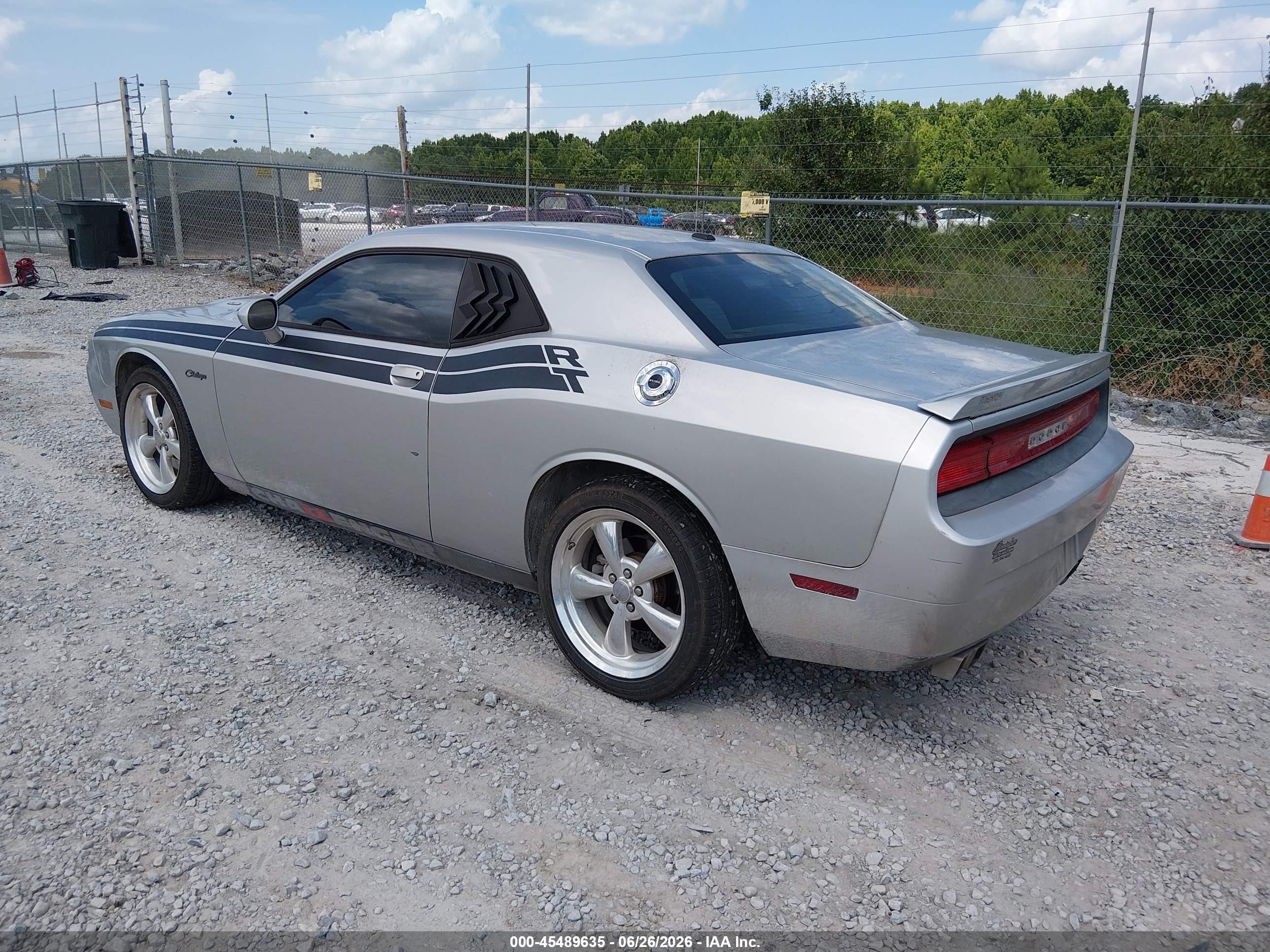 2012 Dodge Challenger R/t Silver vin: 2C3CDYBT9CH150023