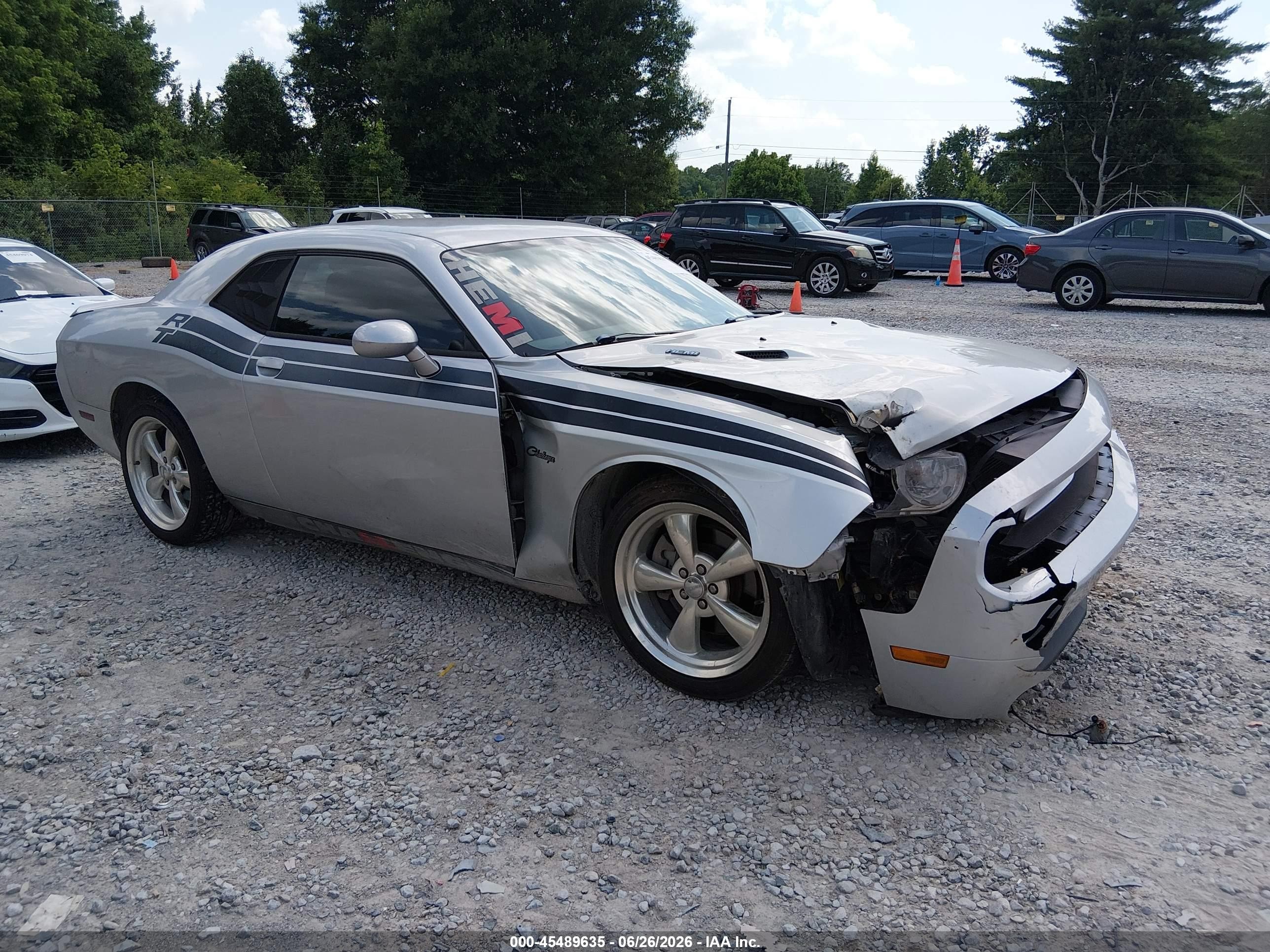 2012 Dodge Challenger R/t Silver vin: 2C3CDYBT9CH150023