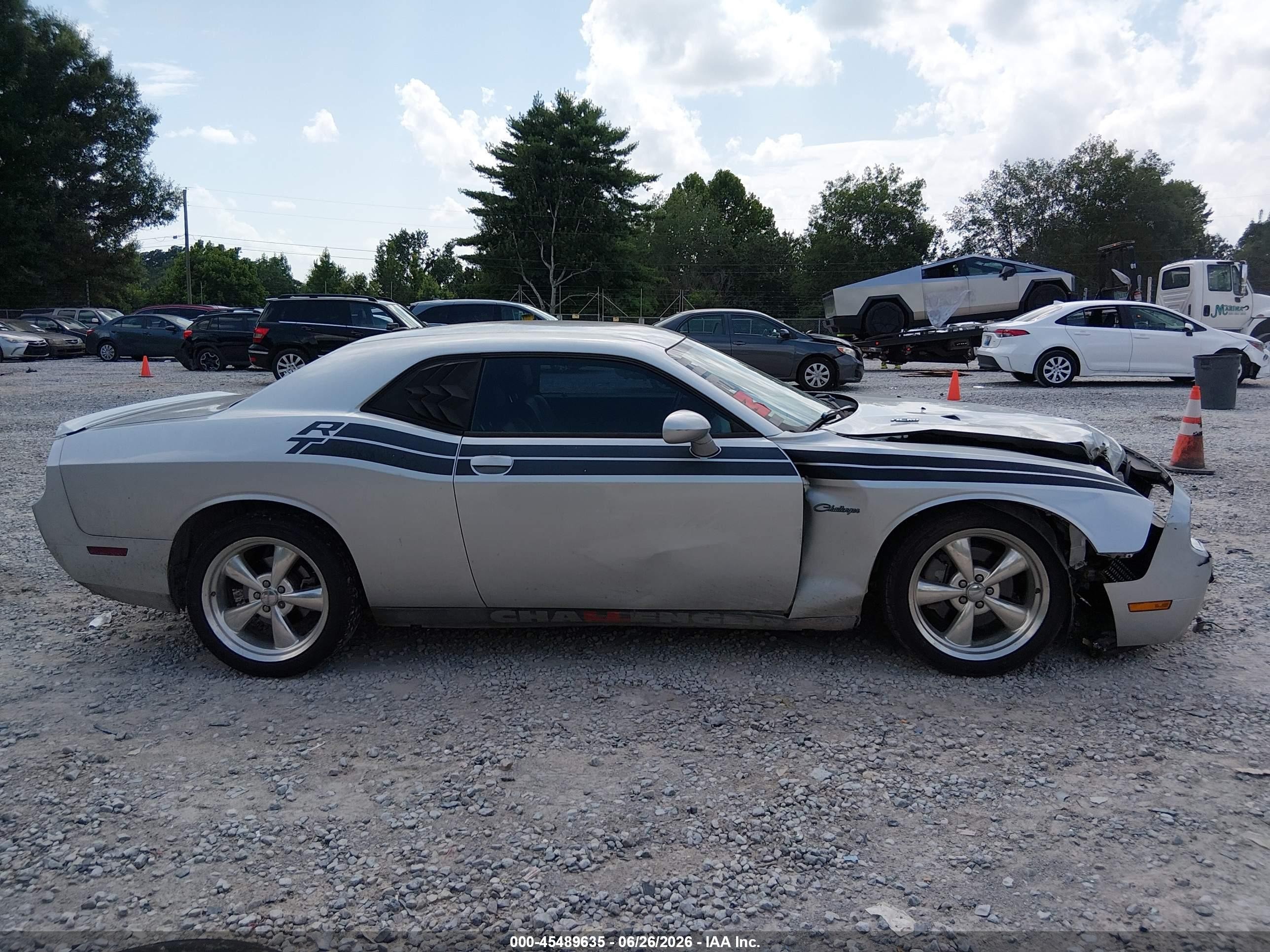 2012 Dodge Challenger R/t Silver vin: 2C3CDYBT9CH150023