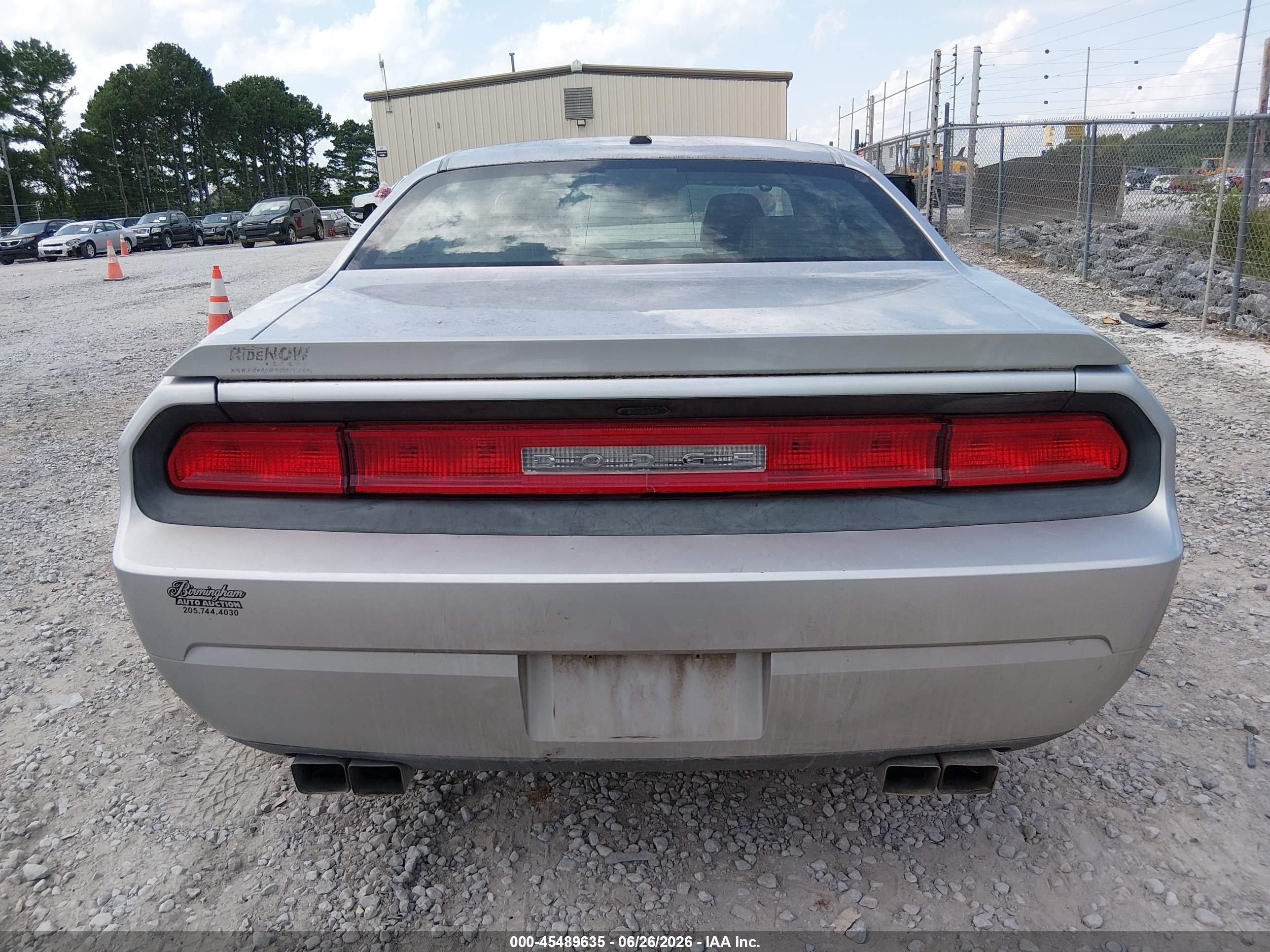 2012 Dodge Challenger R/t Silver vin: 2C3CDYBT9CH150023
