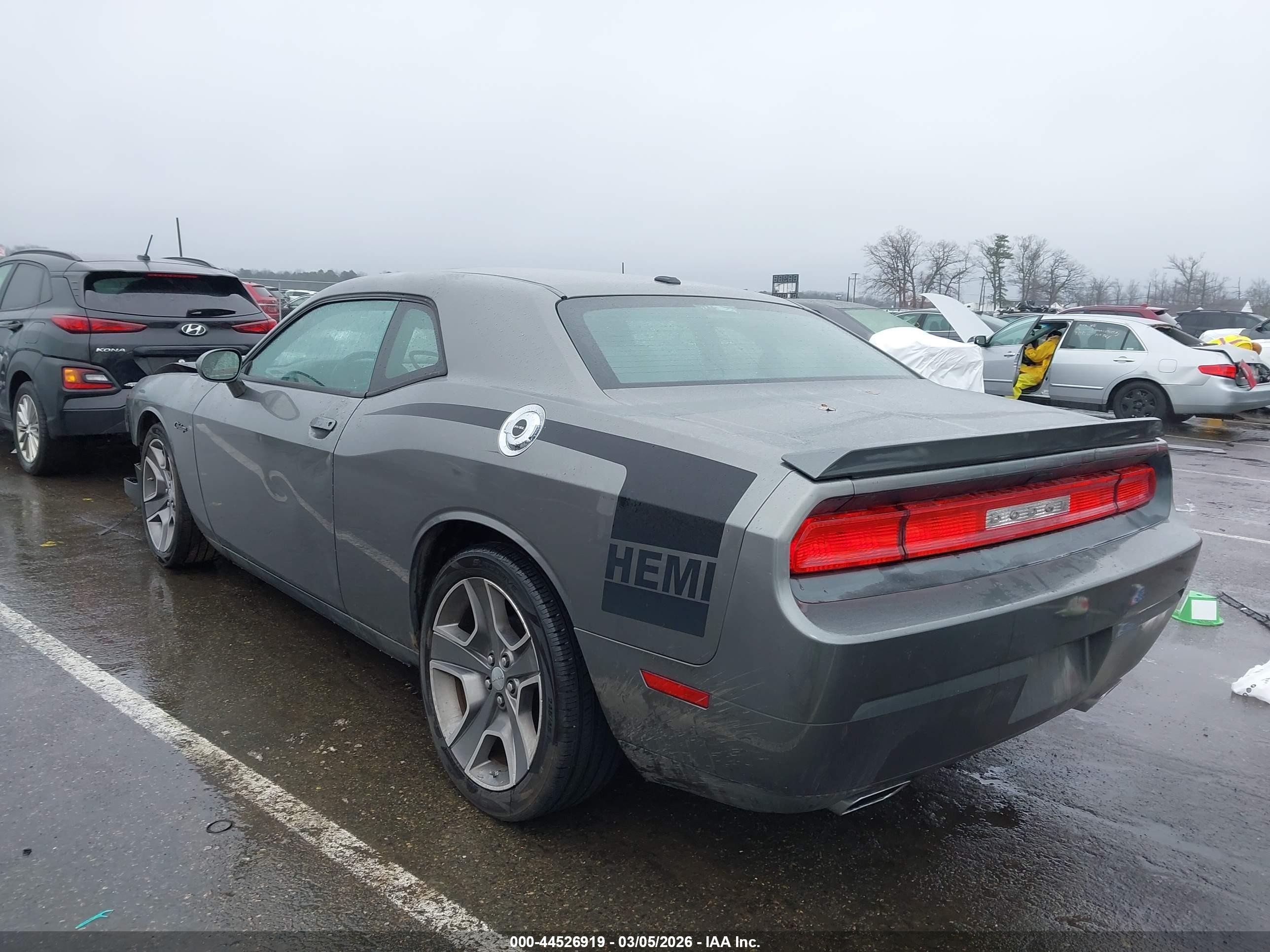 2012 Dodge Challenger R/t Gray vin: 2C3CDYBT9CH220460