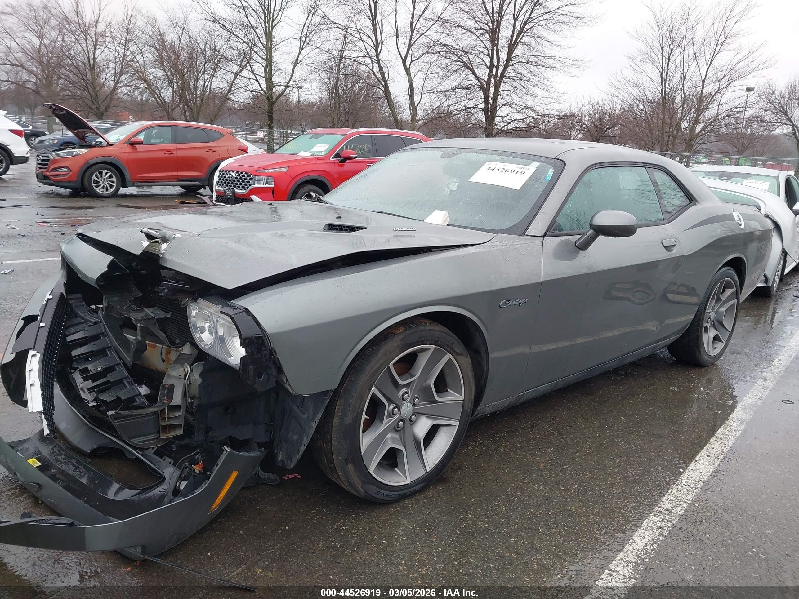 2012 Dodge Challenger R/t Gray vin: 2C3CDYBT9CH220460