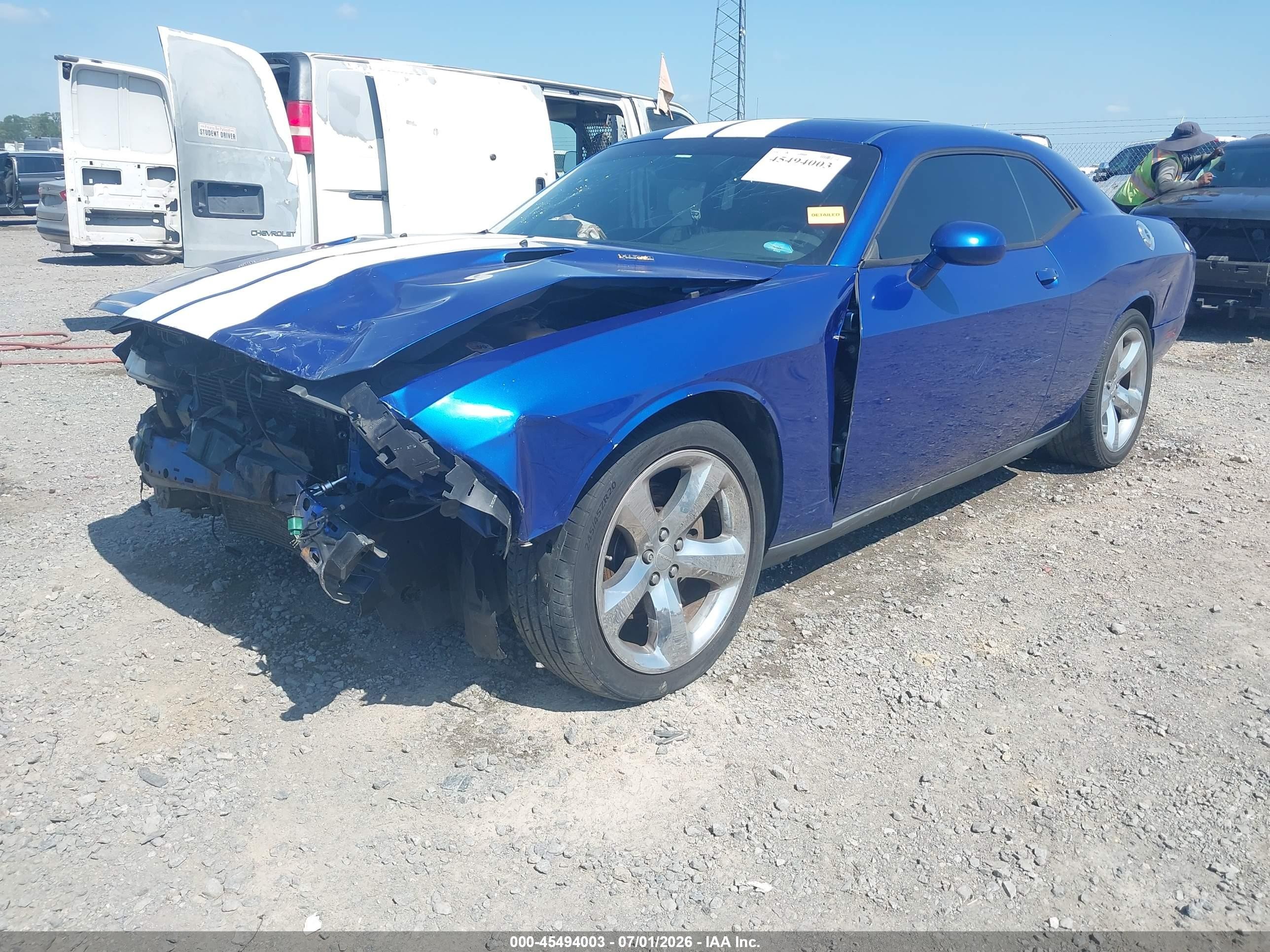 2012 Dodge Challenger R/t Синий vin: 2C3CDYBT9CH254690