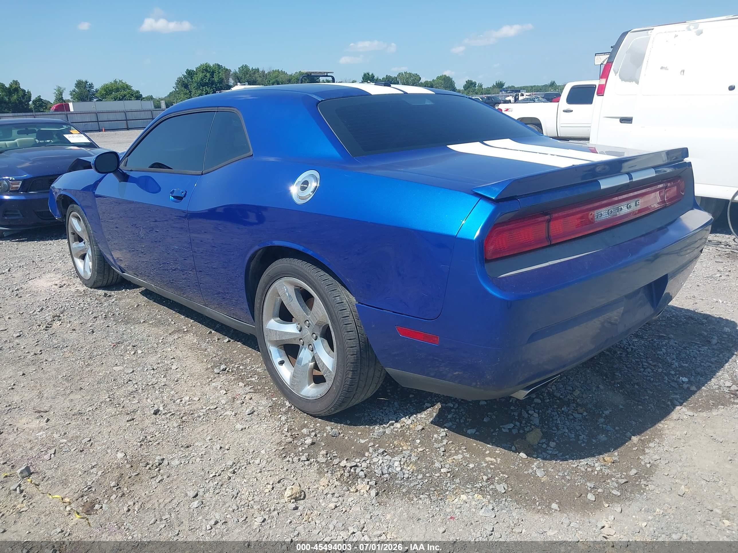 2012 Dodge Challenger R/t Синий vin: 2C3CDYBT9CH254690