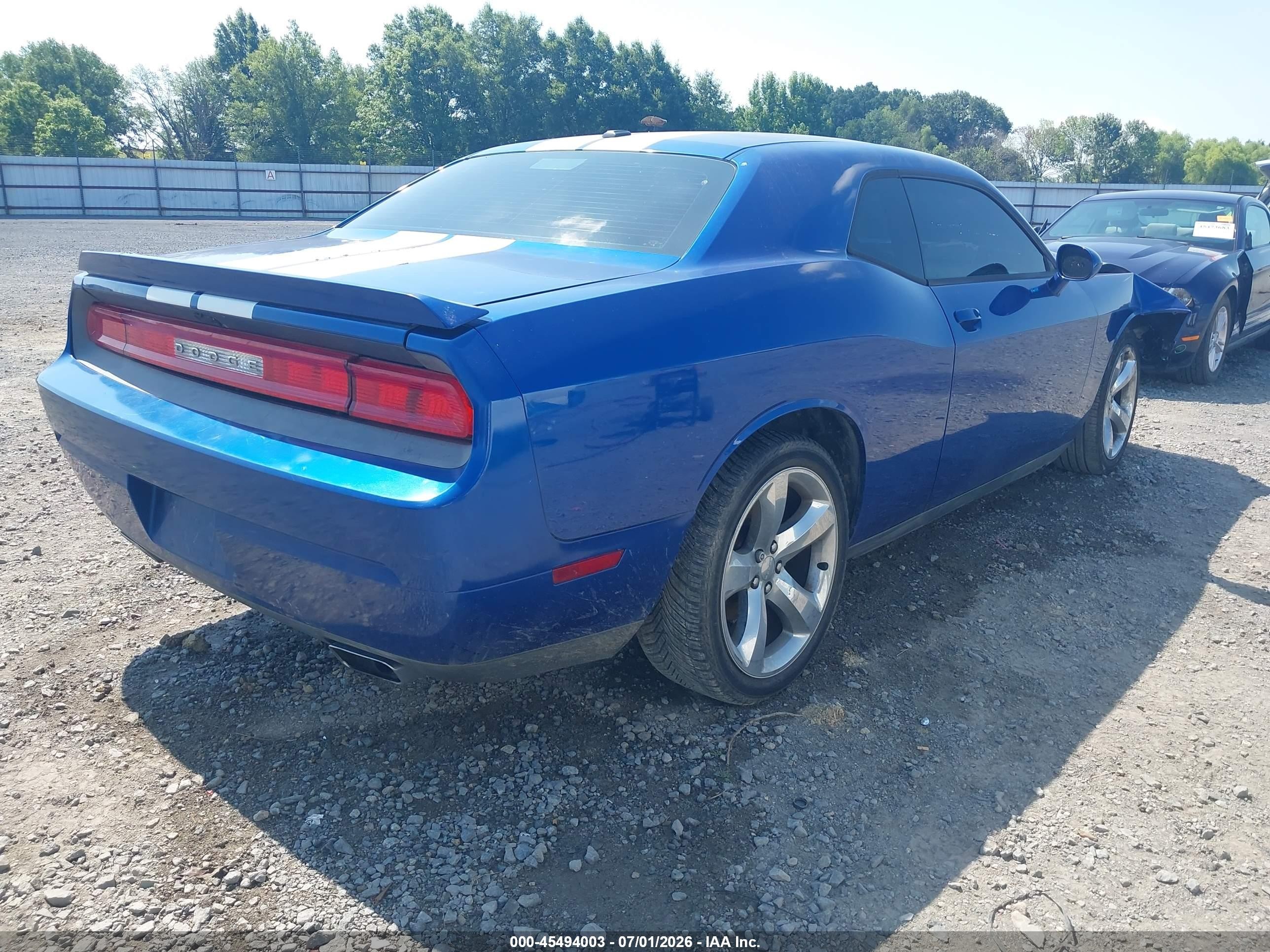 2012 Dodge Challenger R/t Синий vin: 2C3CDYBT9CH254690