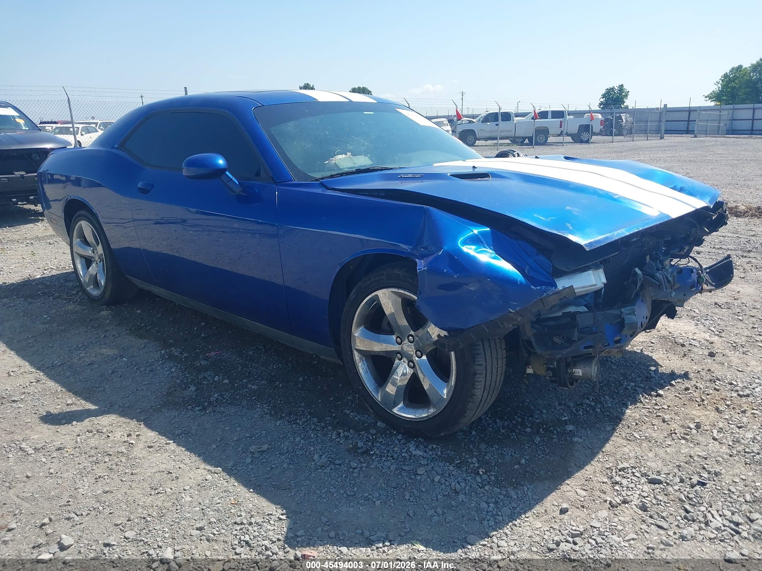 2012 Dodge Challenger R/t Синий vin: 2C3CDYBT9CH254690