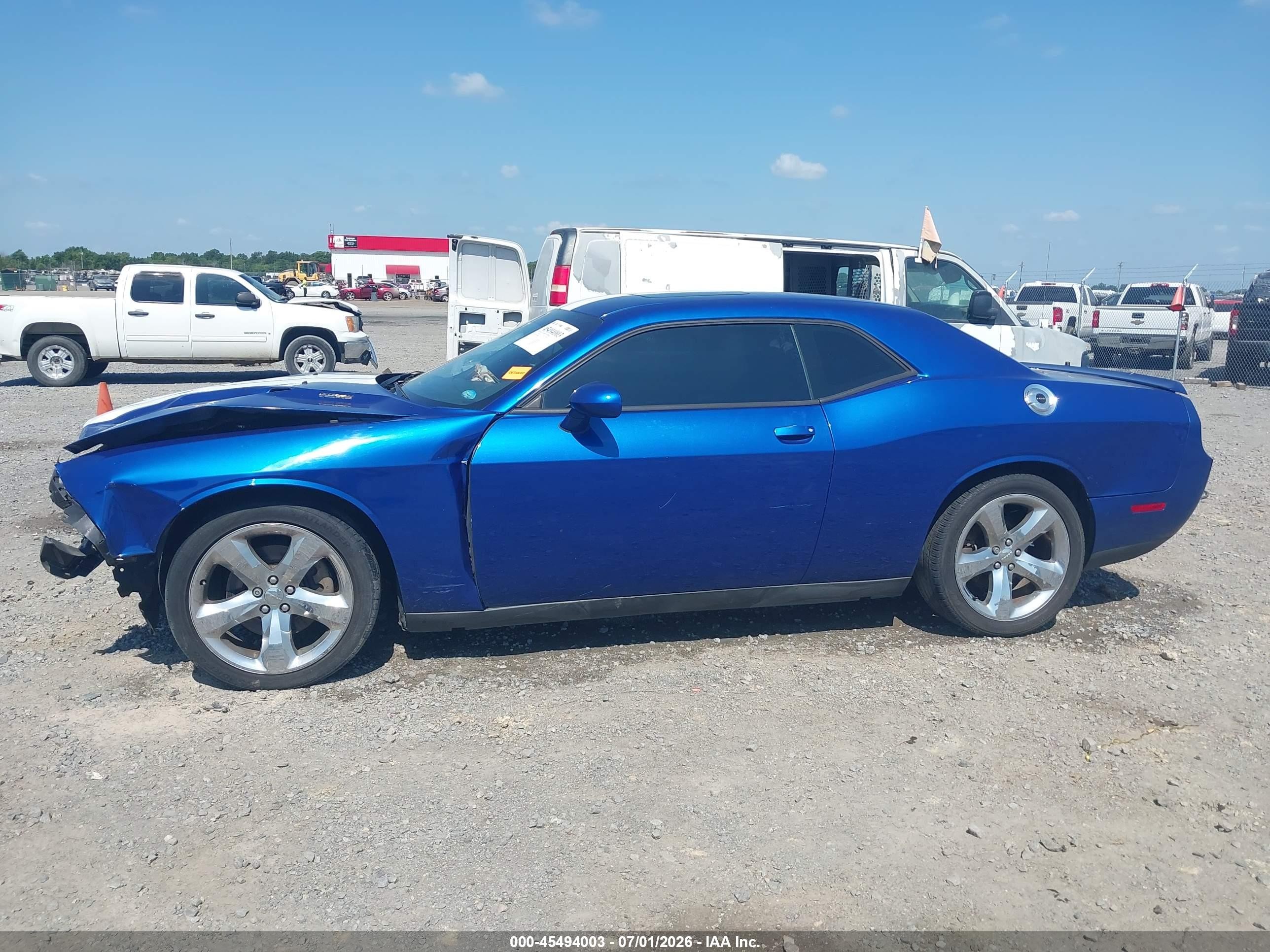 2012 Dodge Challenger R/t Синий vin: 2C3CDYBT9CH254690