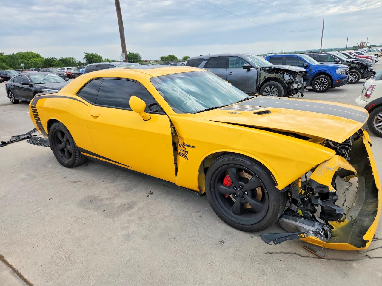 2012 Dodge Challenger R Yellow vin: 2C3CDYBT9CH315861