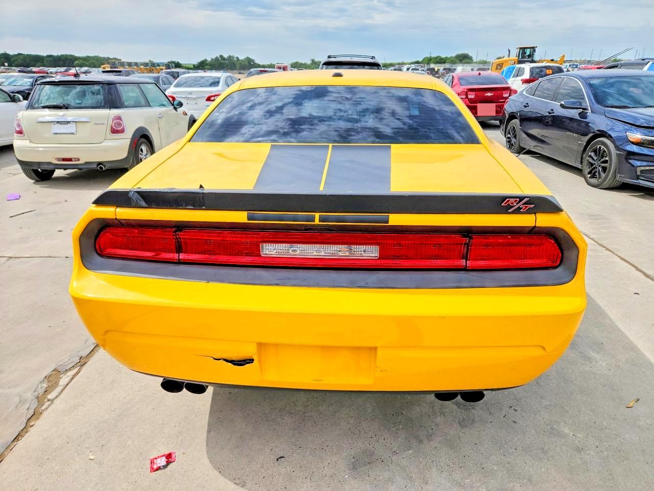 2012 Dodge Challenger R Yellow vin: 2C3CDYBT9CH315861