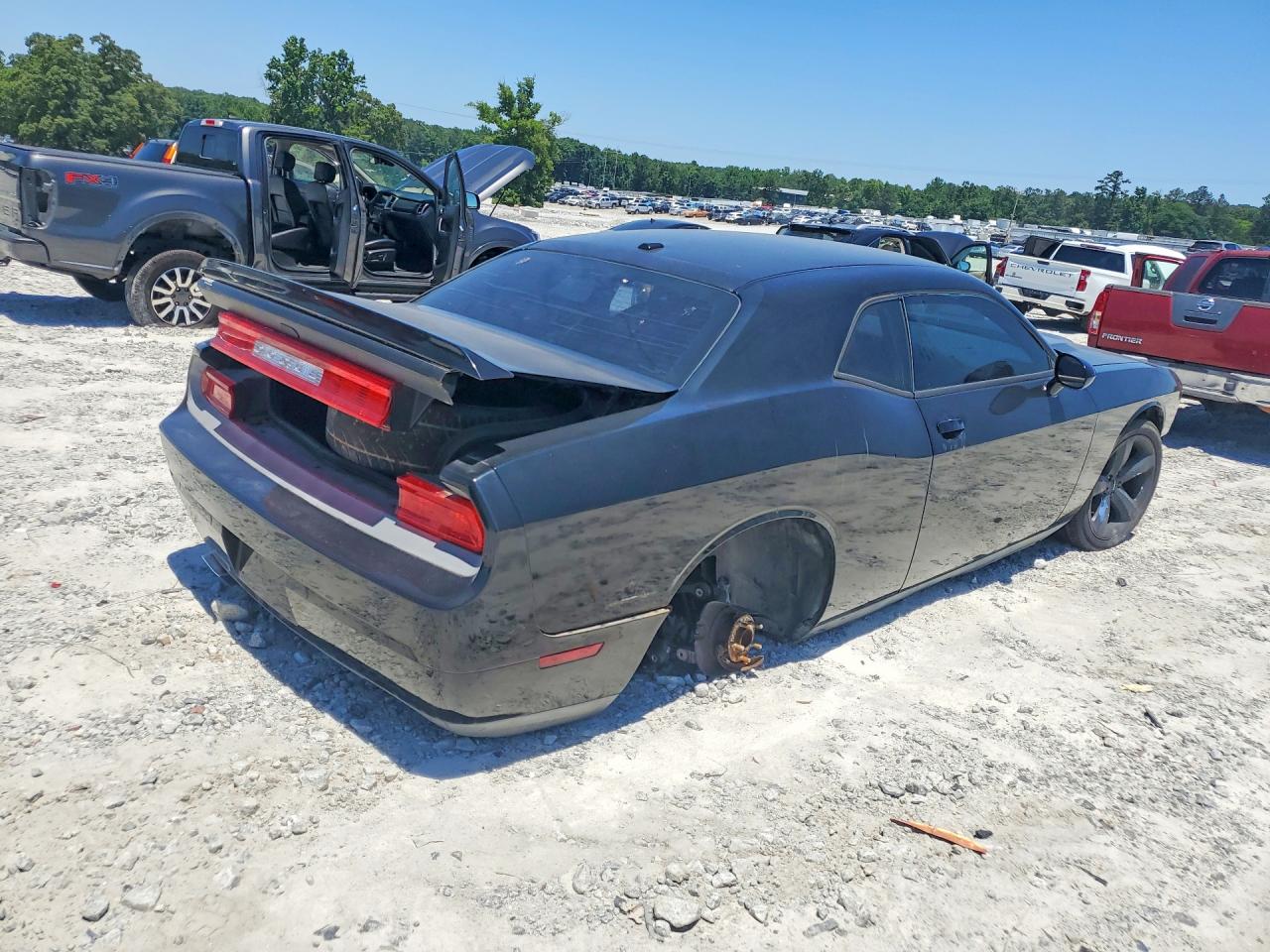 2013 Dodge Challenger R Black vin: 2C3CDYBT9DH629009