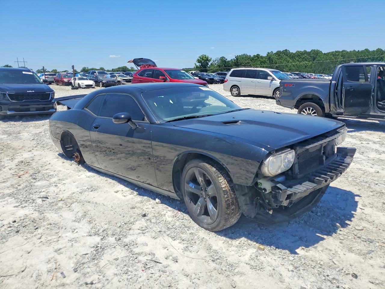2013 Dodge Challenger R Black vin: 2C3CDYBT9DH629009