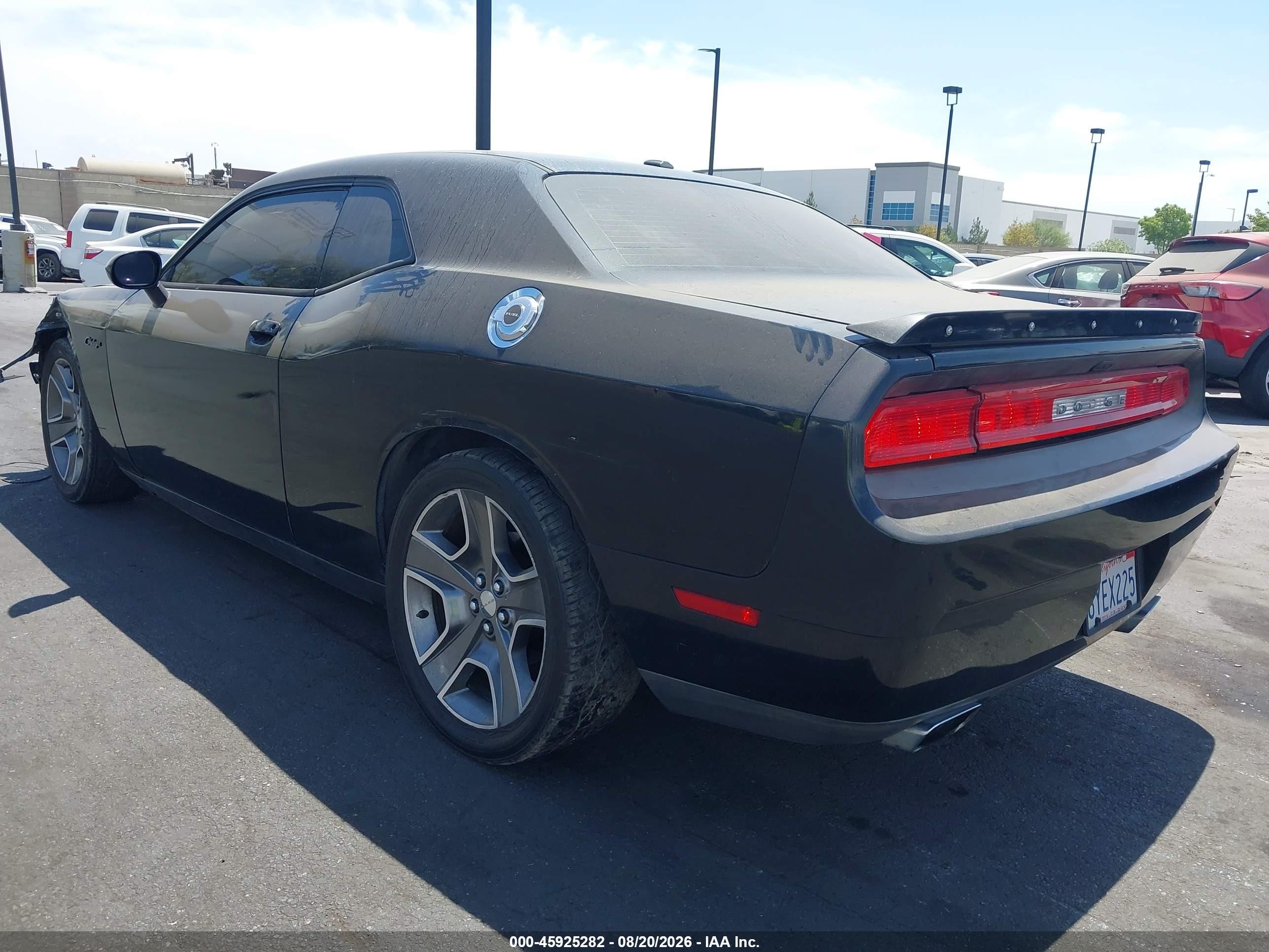 2012 Dodge Challenger R/t Black vin: 2C3CDYBTXCH139239