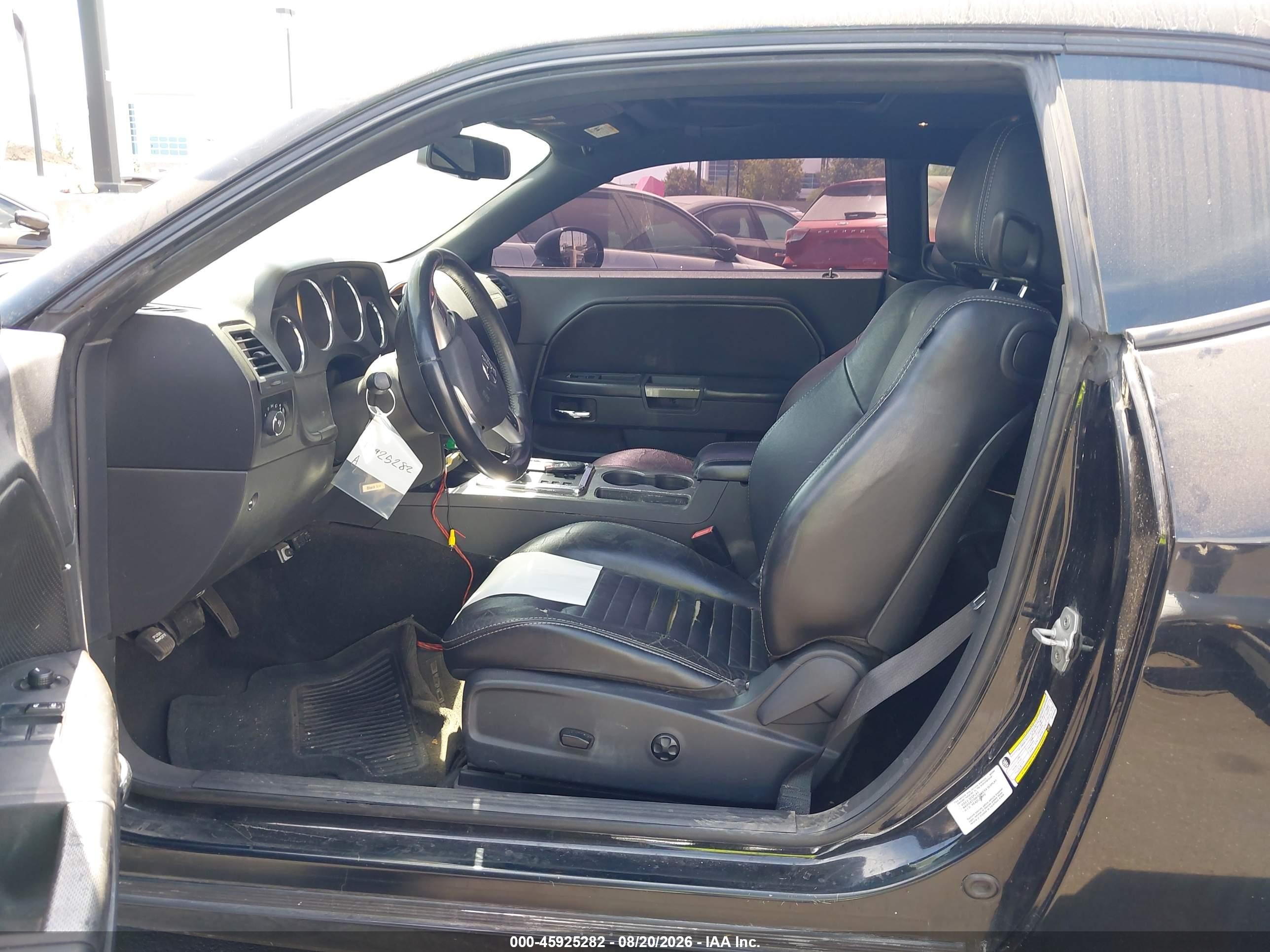 2012 Dodge Challenger R/t Black vin: 2C3CDYBTXCH139239