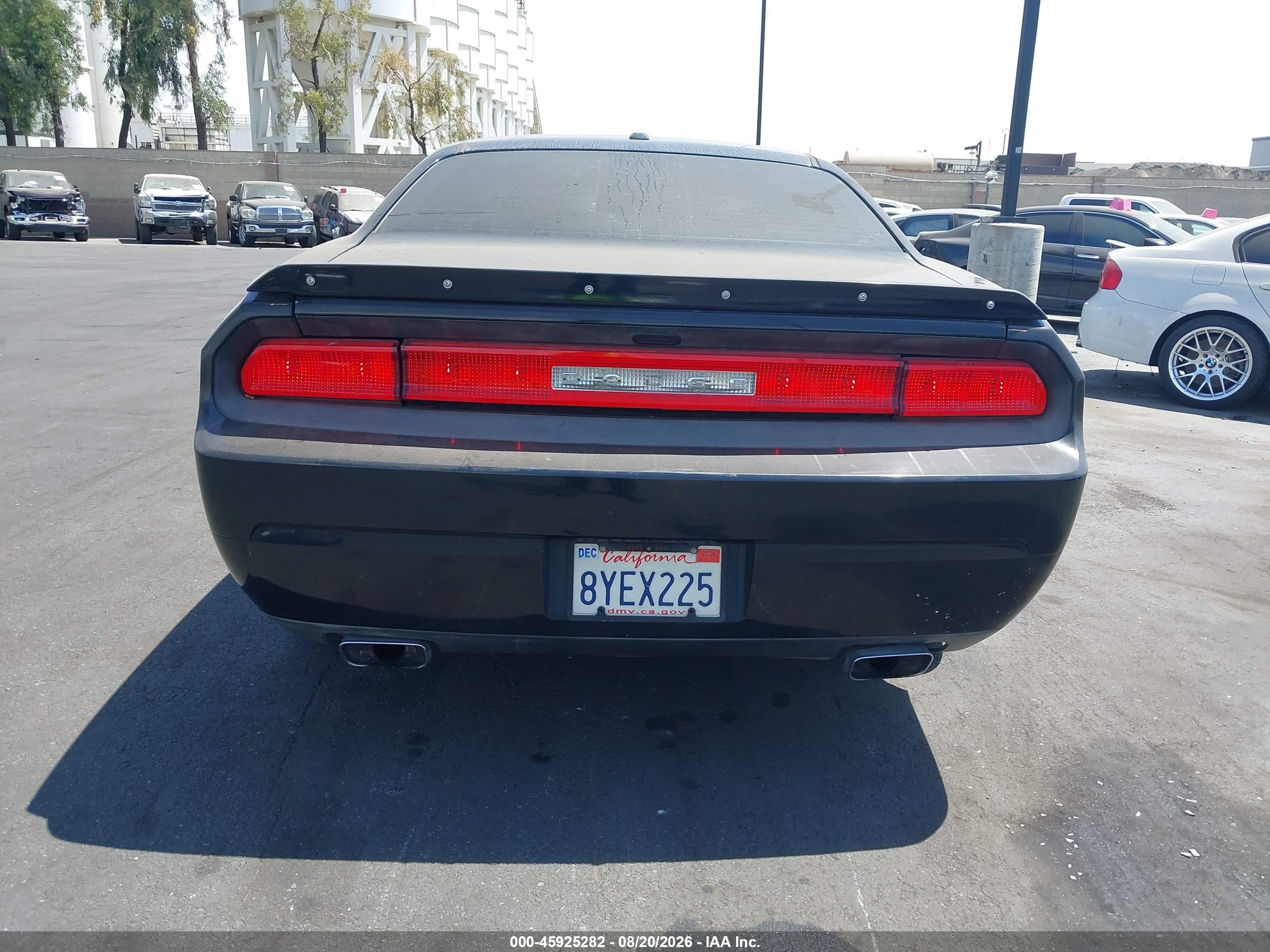 2012 Dodge Challenger R/t Black vin: 2C3CDYBTXCH139239