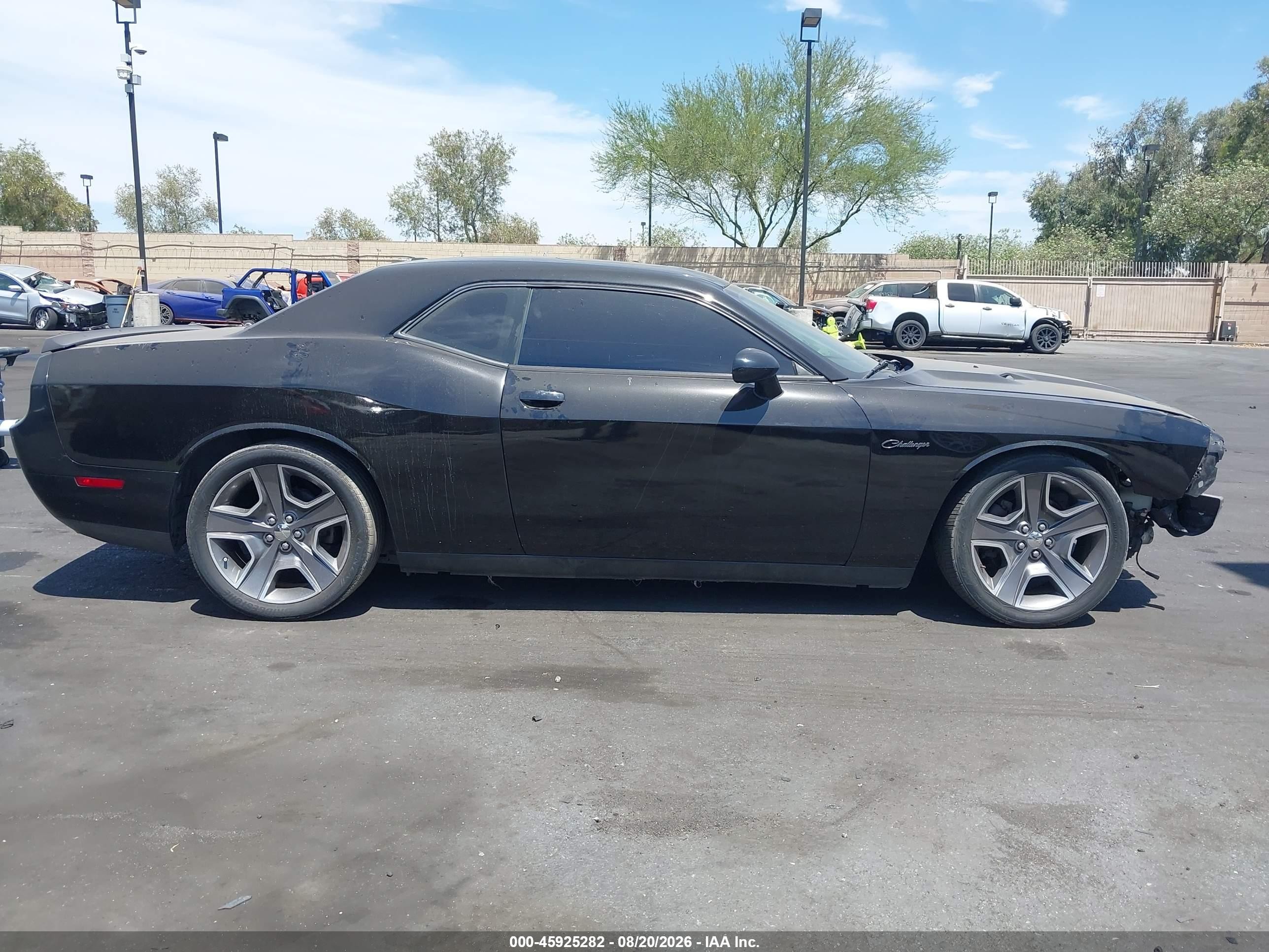 2012 Dodge Challenger R/t Black vin: 2C3CDYBTXCH139239